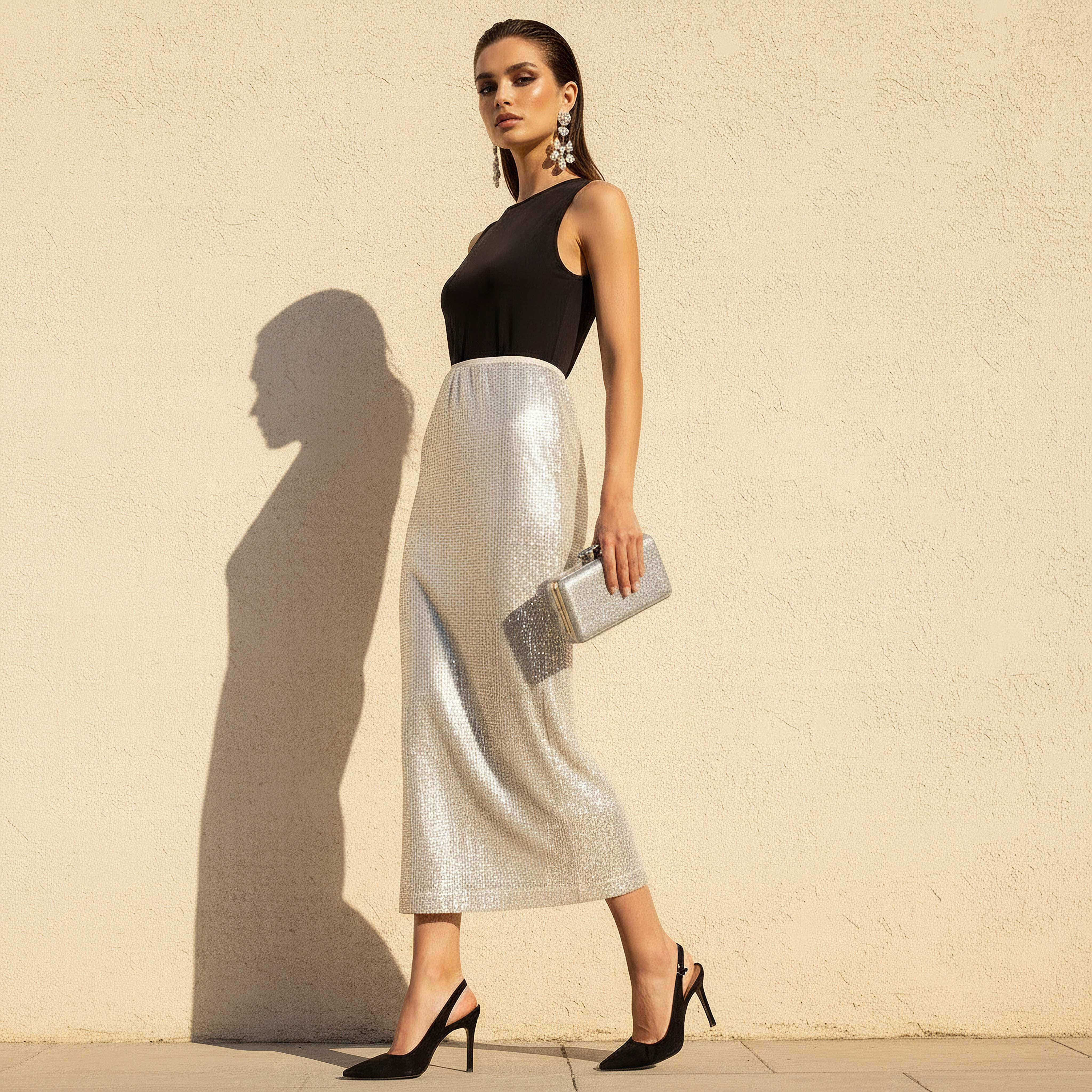 Iconic Midi A-line Skirt with Sequin Embellishments-women-clothing-bottoms-skirts-image-2