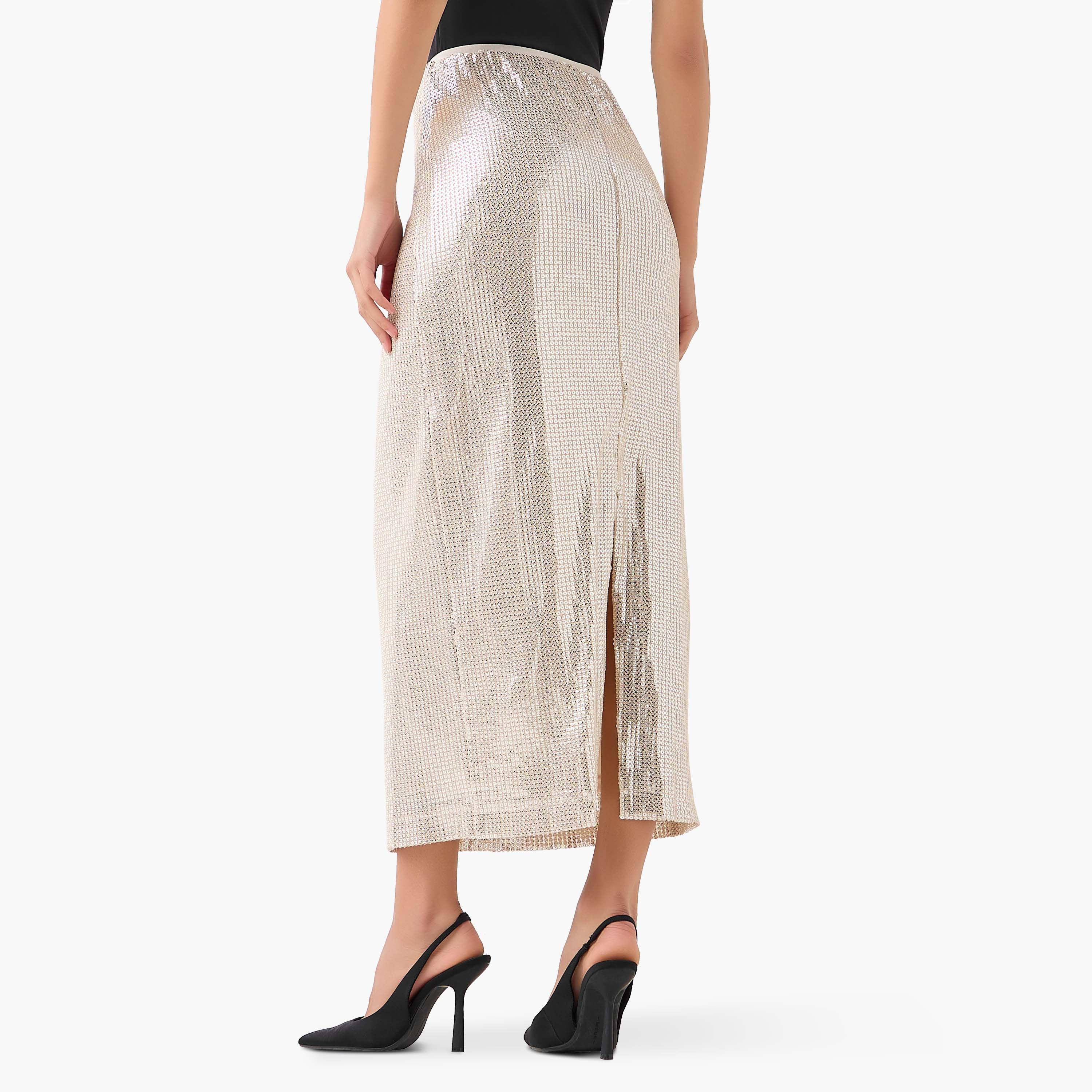 Iconic Midi A-line Skirt with Sequin Embellishments-women-clothing-bottoms-skirts-image-5
