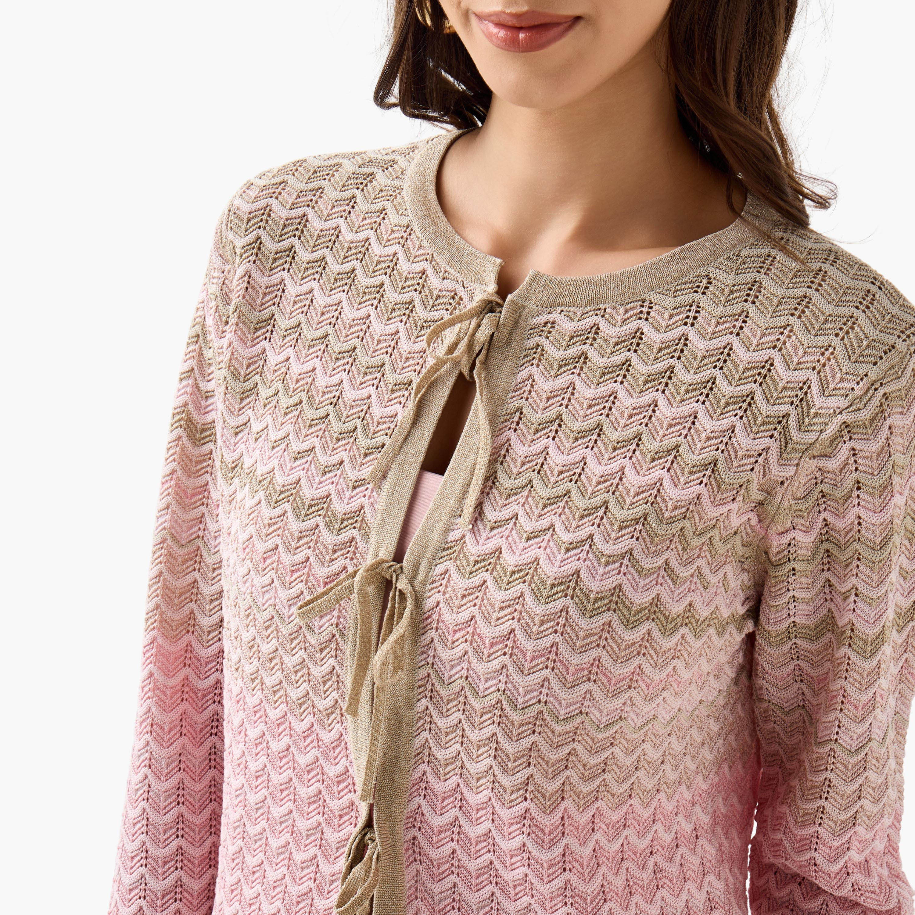 Iconic Regular Fit Round Neck Cardigan-women-winterwear-cardigansandjumpers-cardigans-image-7