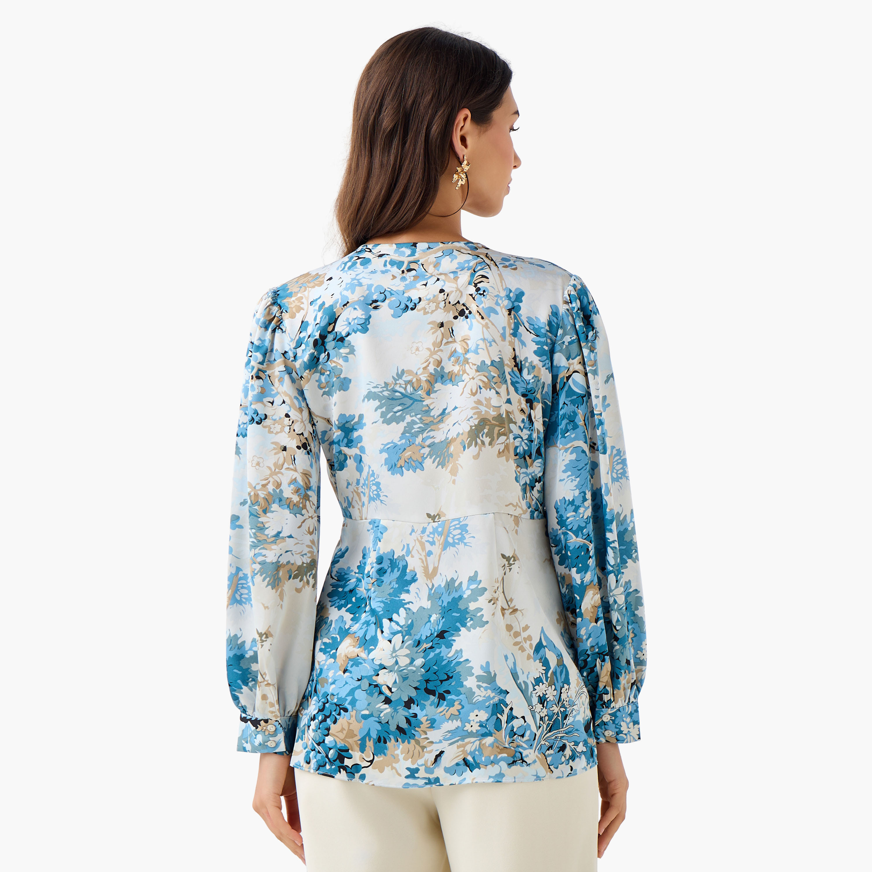 Iconic Regular Fit Wrap Top with Floral Print-women-clothing-shirtsandblouses-blouses-image-3