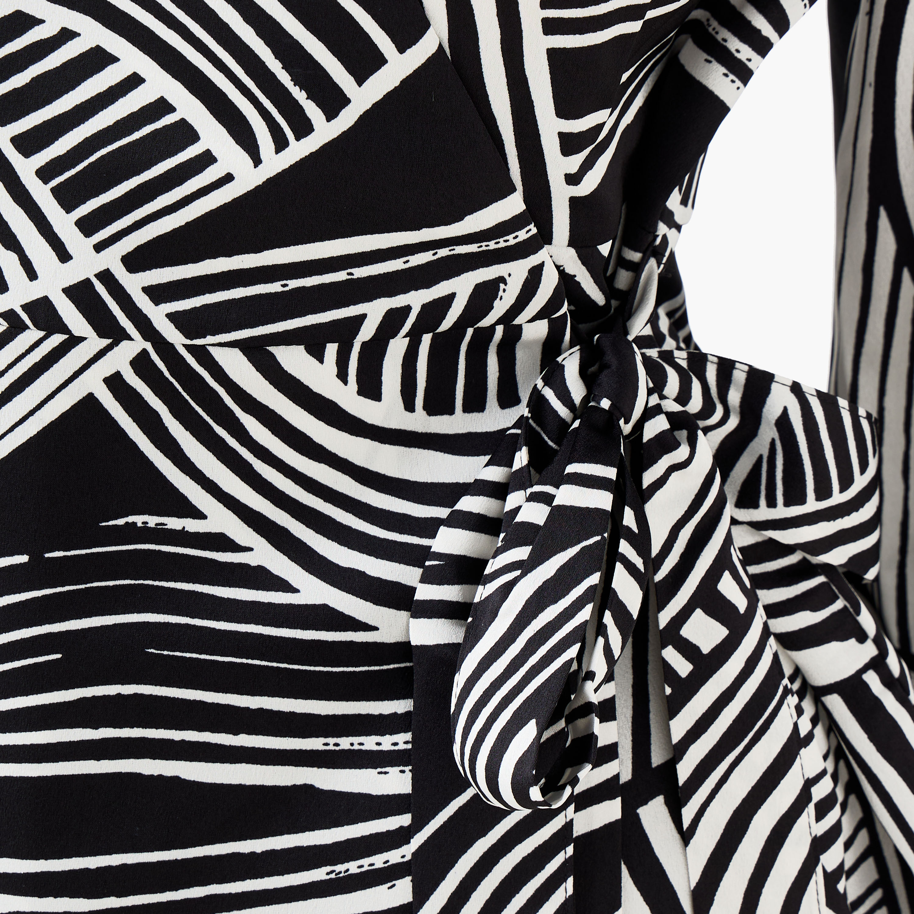 Iconic Regular Fit Wrap Top with Geometric Print-women-clothing-shirtsandblouses-blouses-image-5