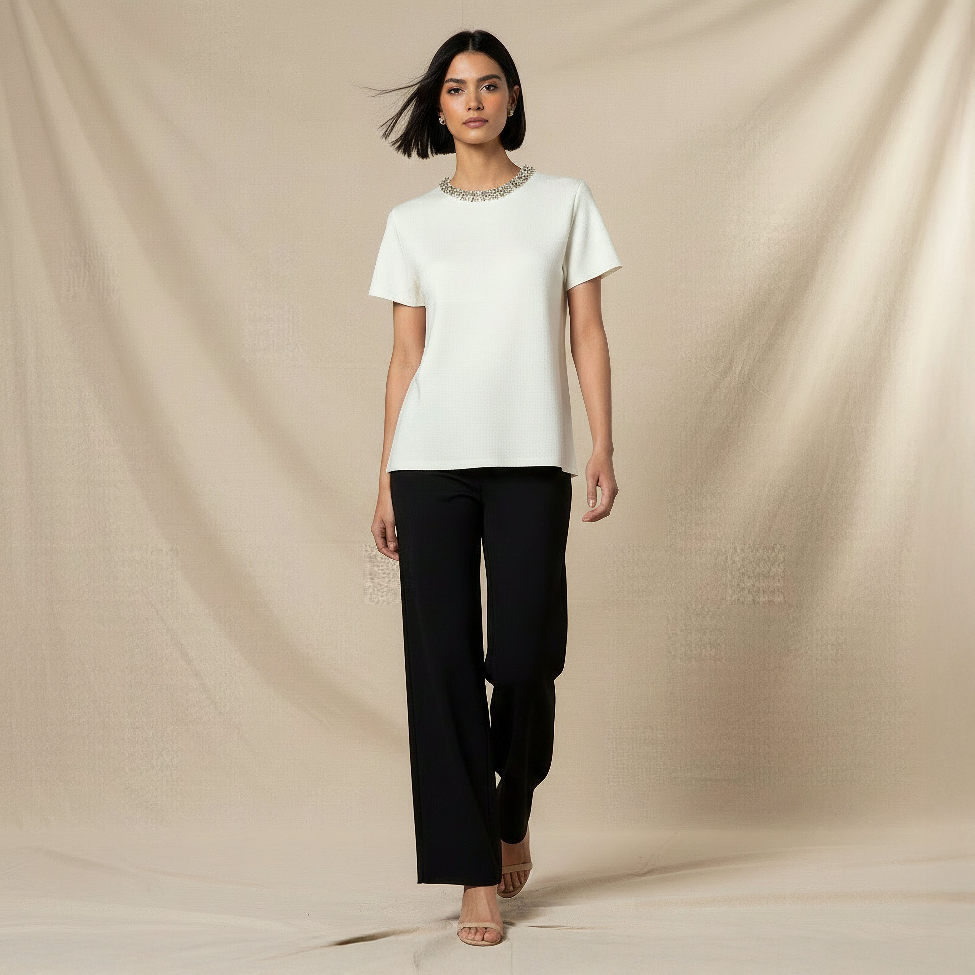 Iconic Regular Fit Top with Embellishment-women-clothing-tshirts-image-5
