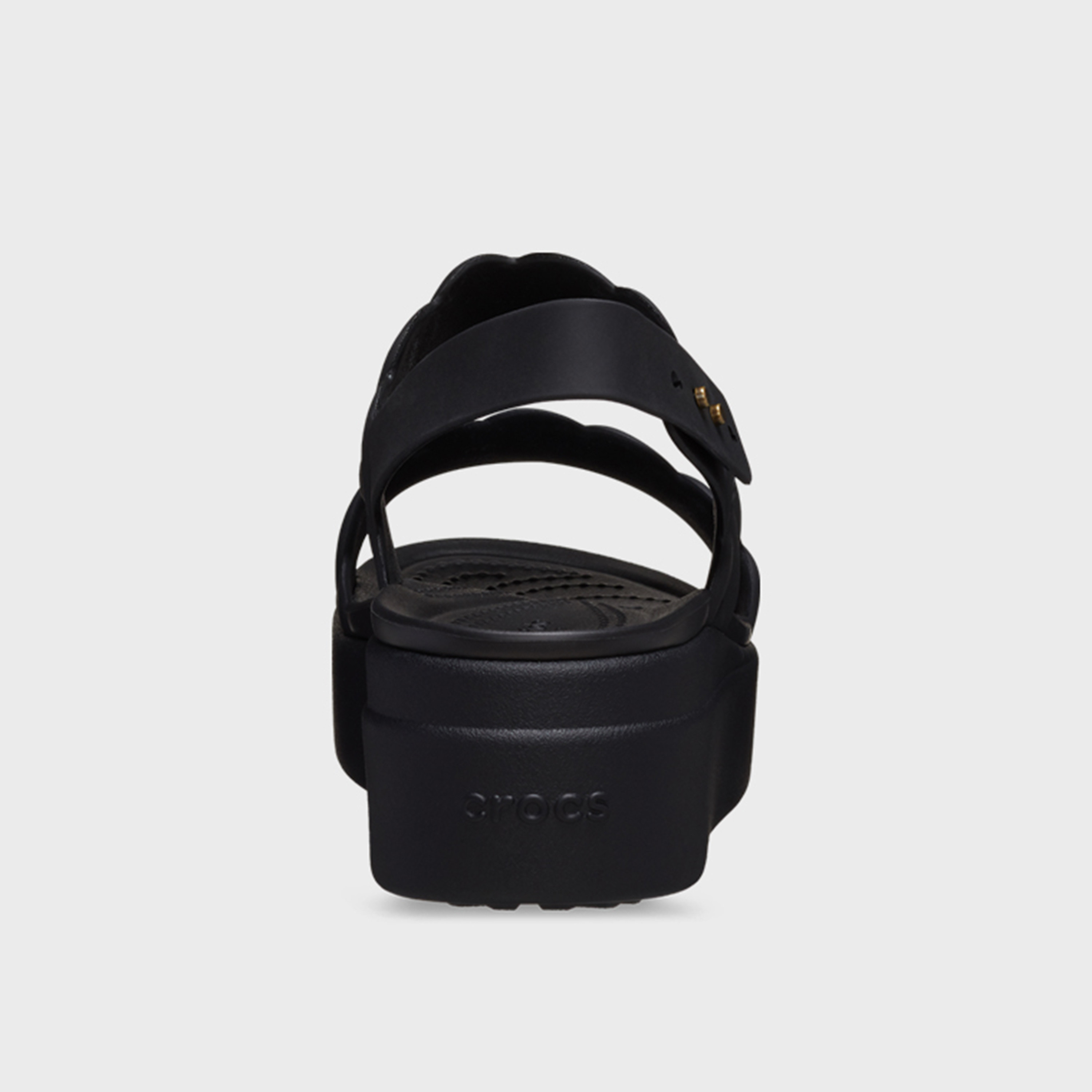 Crocs Women's Buckle Brooklyn Woven Upper Low Wedges | 209977-060-women-shoes-flipflopsandslides-image-4