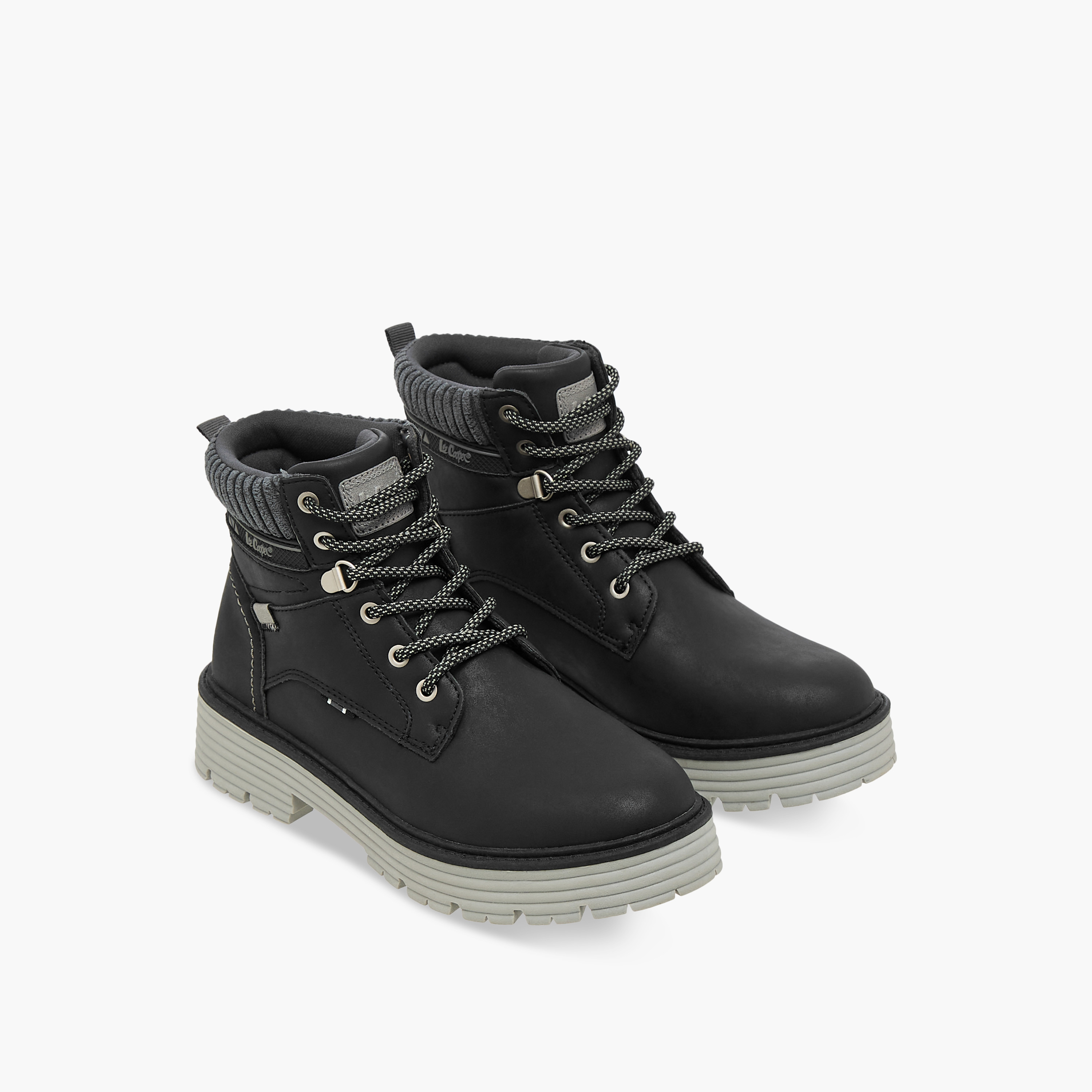 بوت طول الكاحل برباط للنساء من لي كوبر-women-shoes-boots-image-1