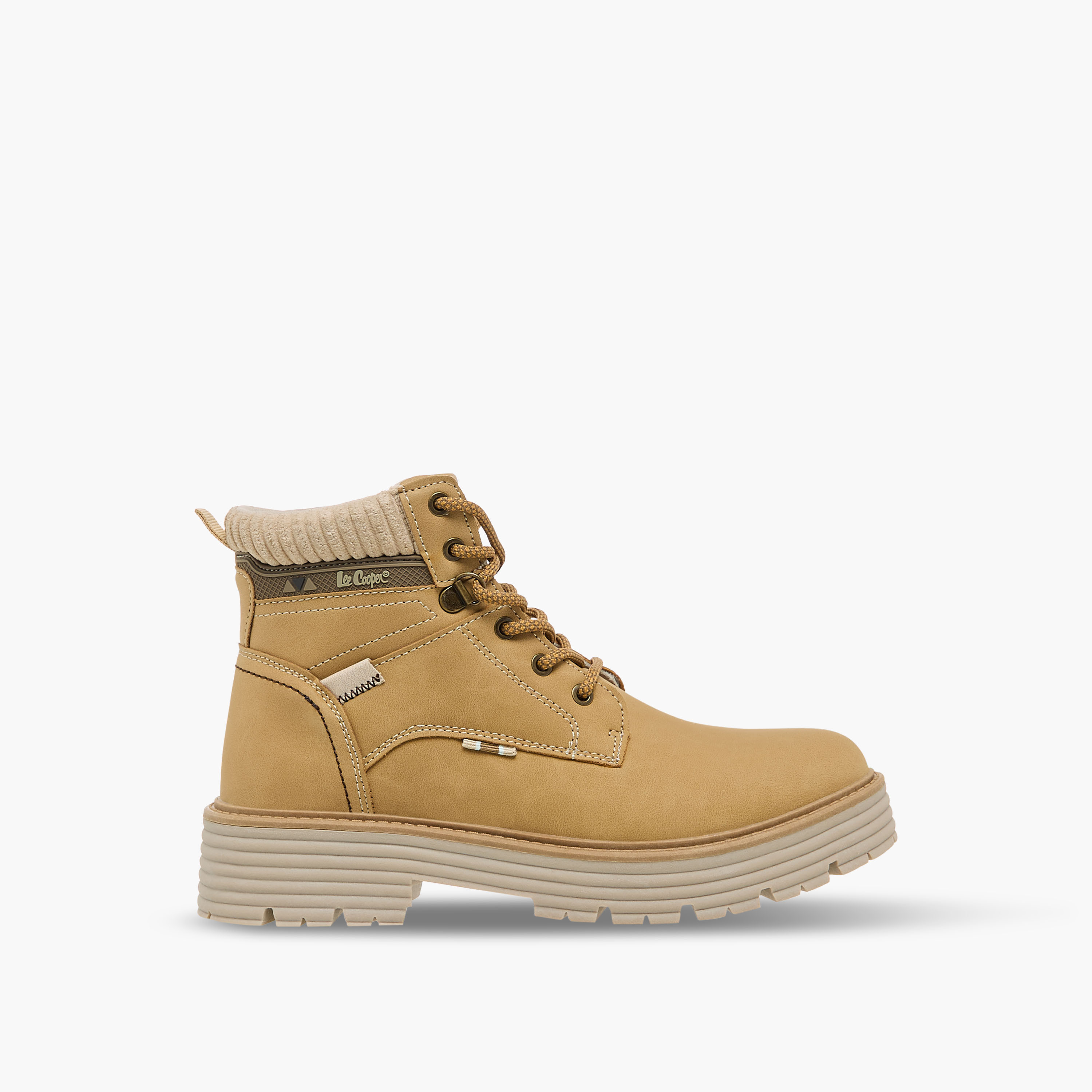 Lee Cooper Women Panelled Lace-Up Ankle Boots-women-shoes-boots-image-3
