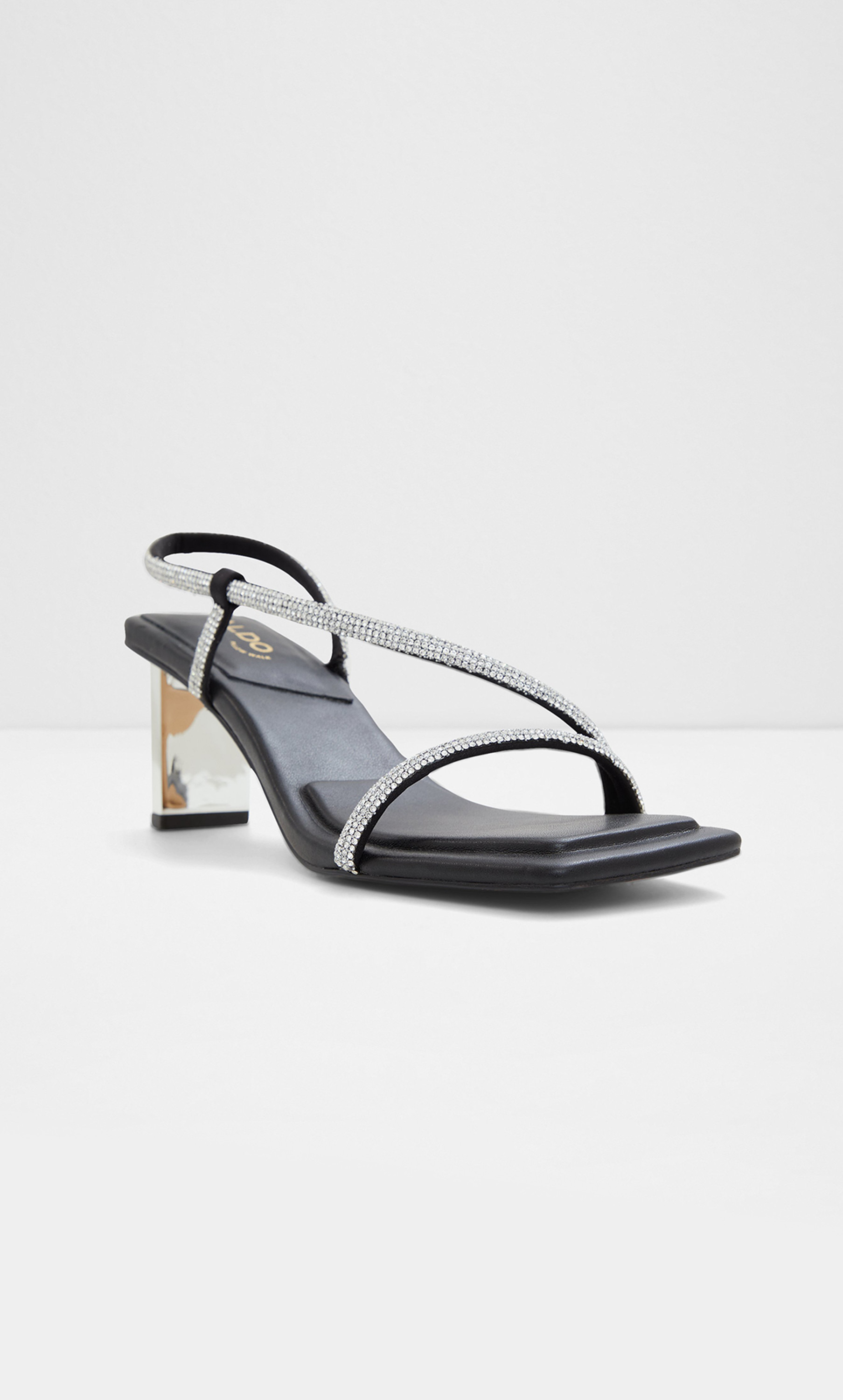 حذاء ذو كاستيجيت نسائي بكعب عريض مع رباط للكاحل-women-shoes-heels-image-1