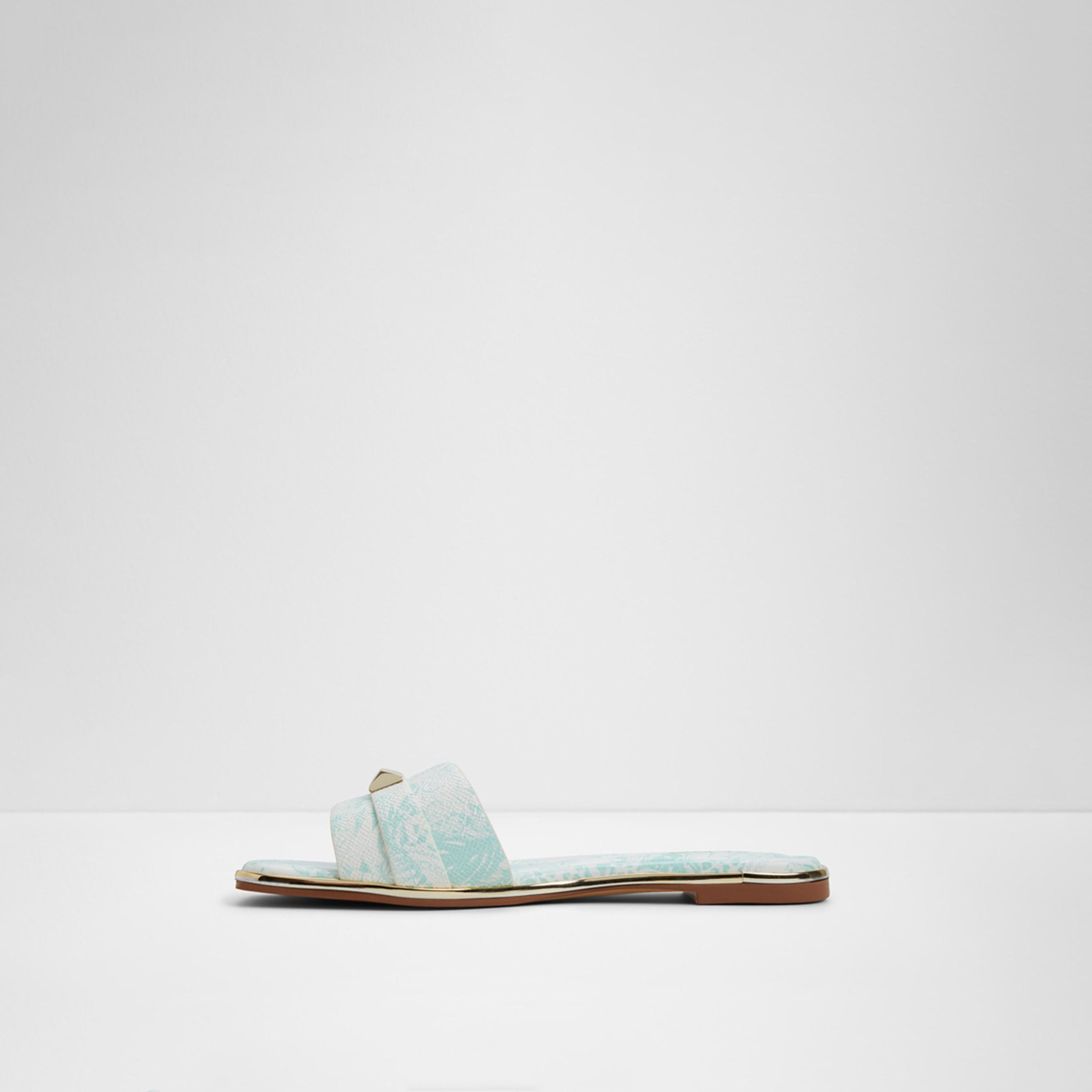 صنادل ألدو دارين النسائية ذات مسطح مربع والمفتوح عند أصابع القدم مع جلد الثعبان-women-shoes-sandals-flats-image-13
