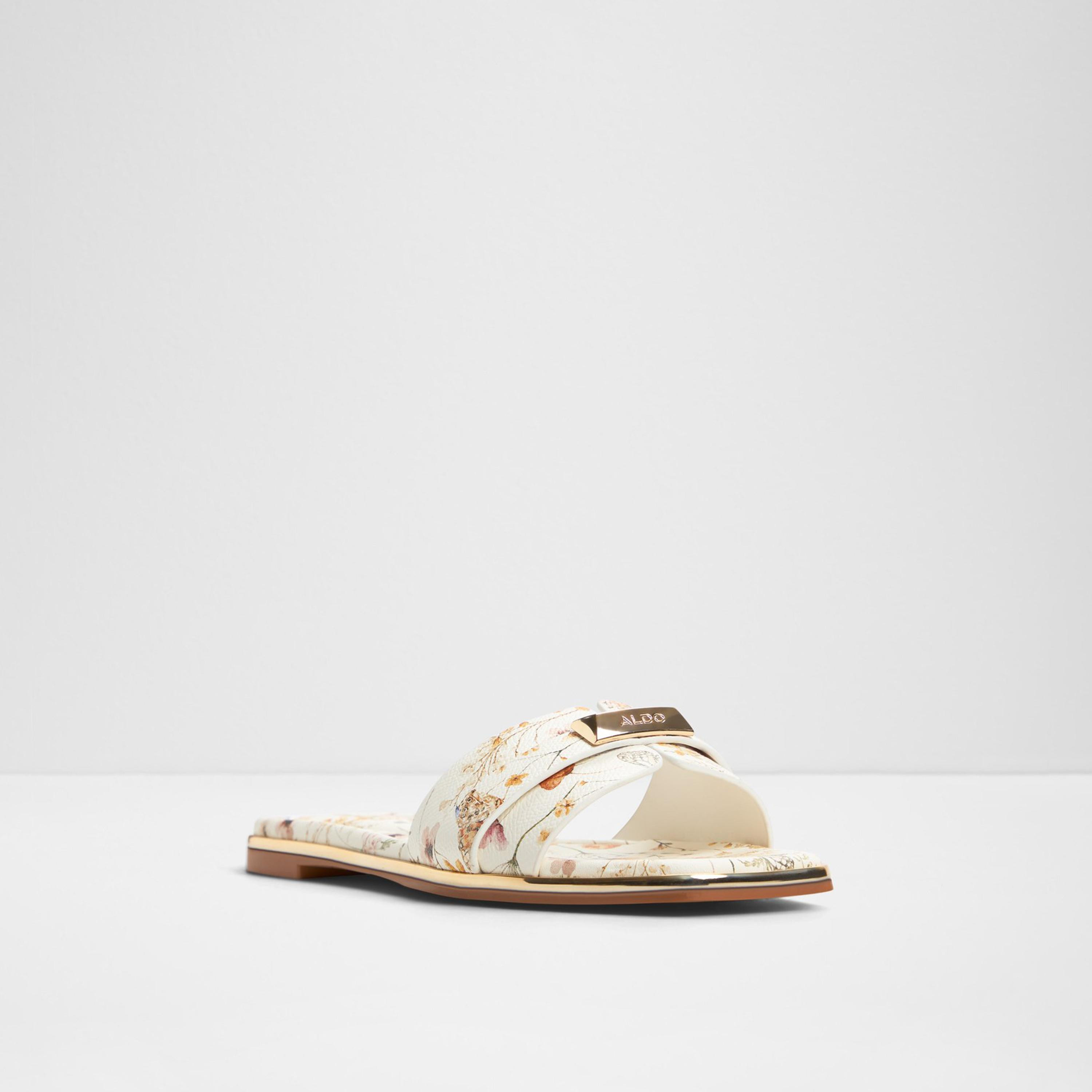 صنادل ألدو دارين النسائية ذات مسطح مربع والمفتوح عند أصابع القدم مع جلد الثعبان-women-shoes-sandals-flats-image-6