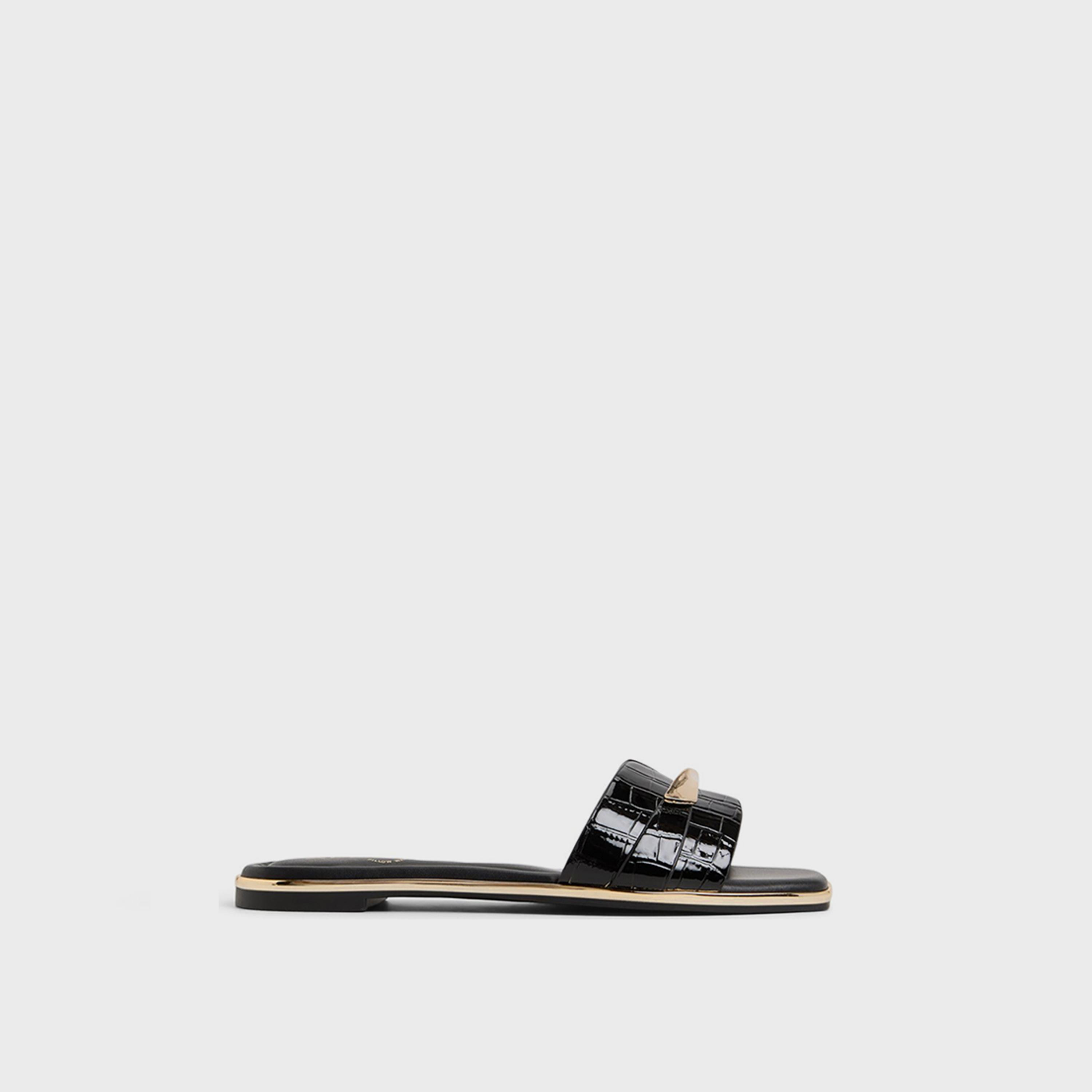 ألدو - صندل مسطح سهل الارتداء للنساء | 20DARLINA-women-shoes-sandals-flats-image-1