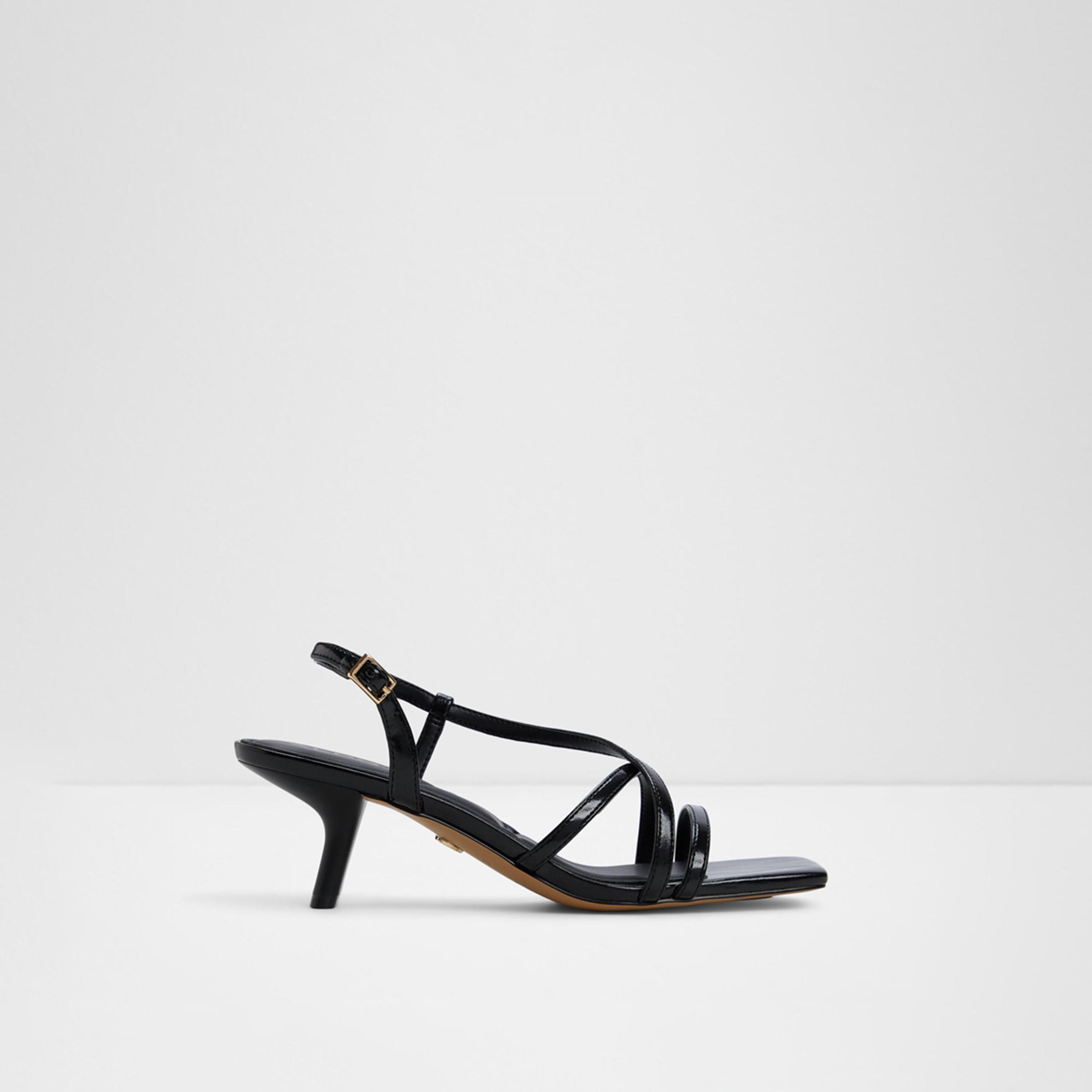 Aldo Women's Buckle Closure Flared Strap Sandals | 20LENDACAN-women-shoes-heels-image-1