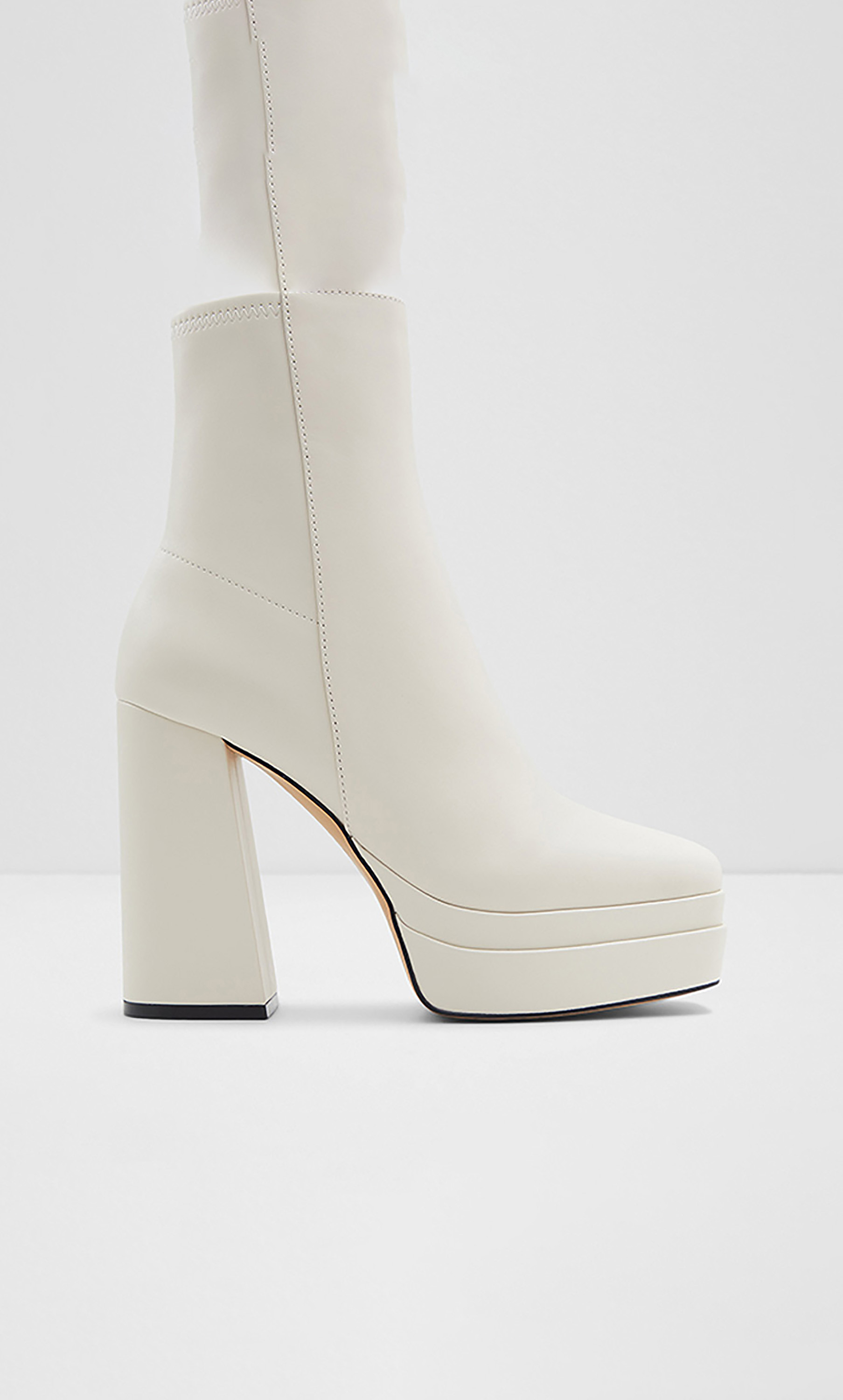 Buy Women s Aldo Women Block Heel Ankle Boots with Zipper Online