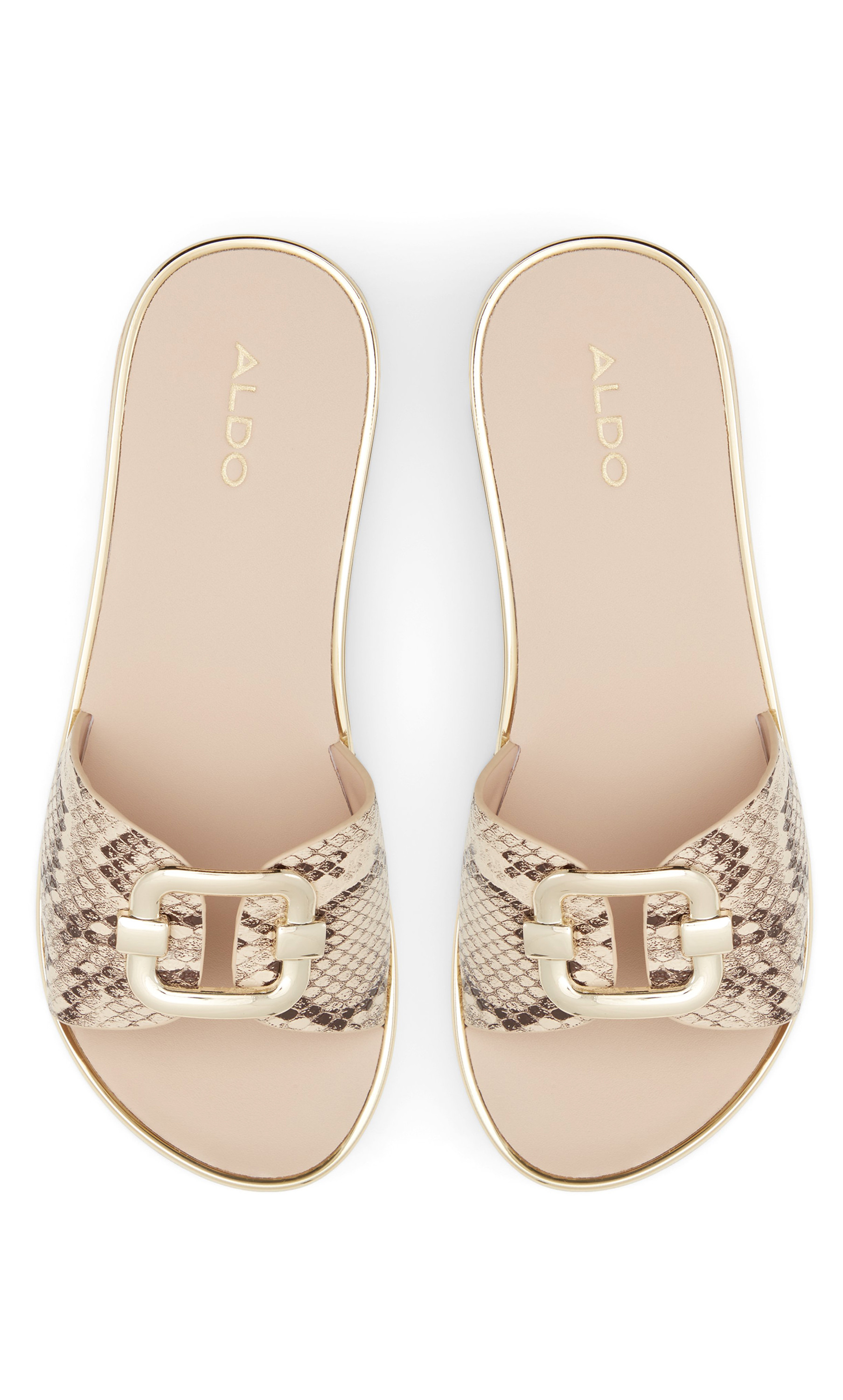 حذاء ويدج نسائي مزين بجلد الأفعى باللون البيج ومفتوح من الأمام من ألدو أونيلان-women-shoes-heels-image-5