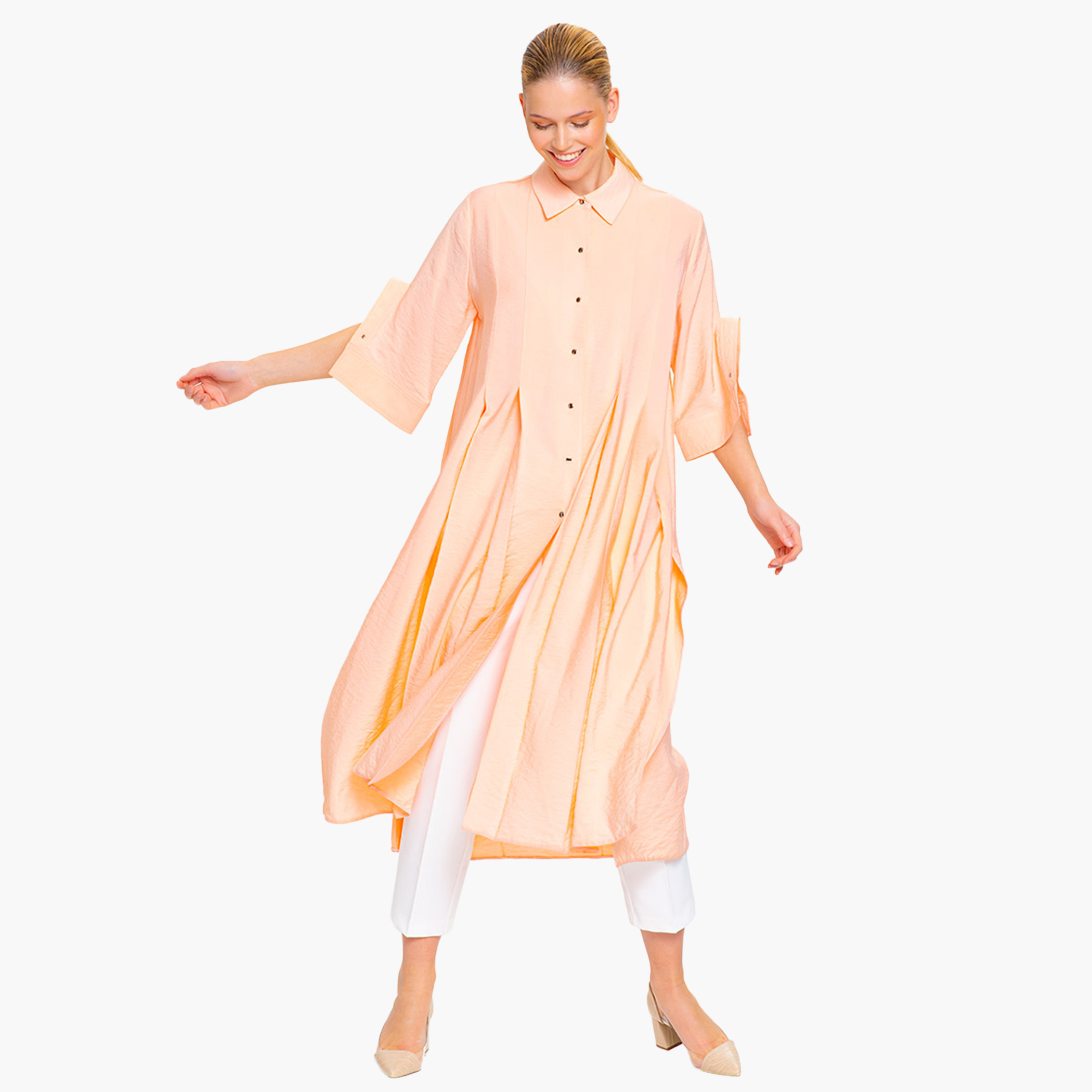 إليجانزا لون القرنفل متوسط الطول فستان-women-clothing-dresses-image-3