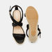 Celeste Women's Cross Strap Sandals with Wedge Heels and Buckle Closure-Women%27s Heel Sandals-thumbnailMobile-4