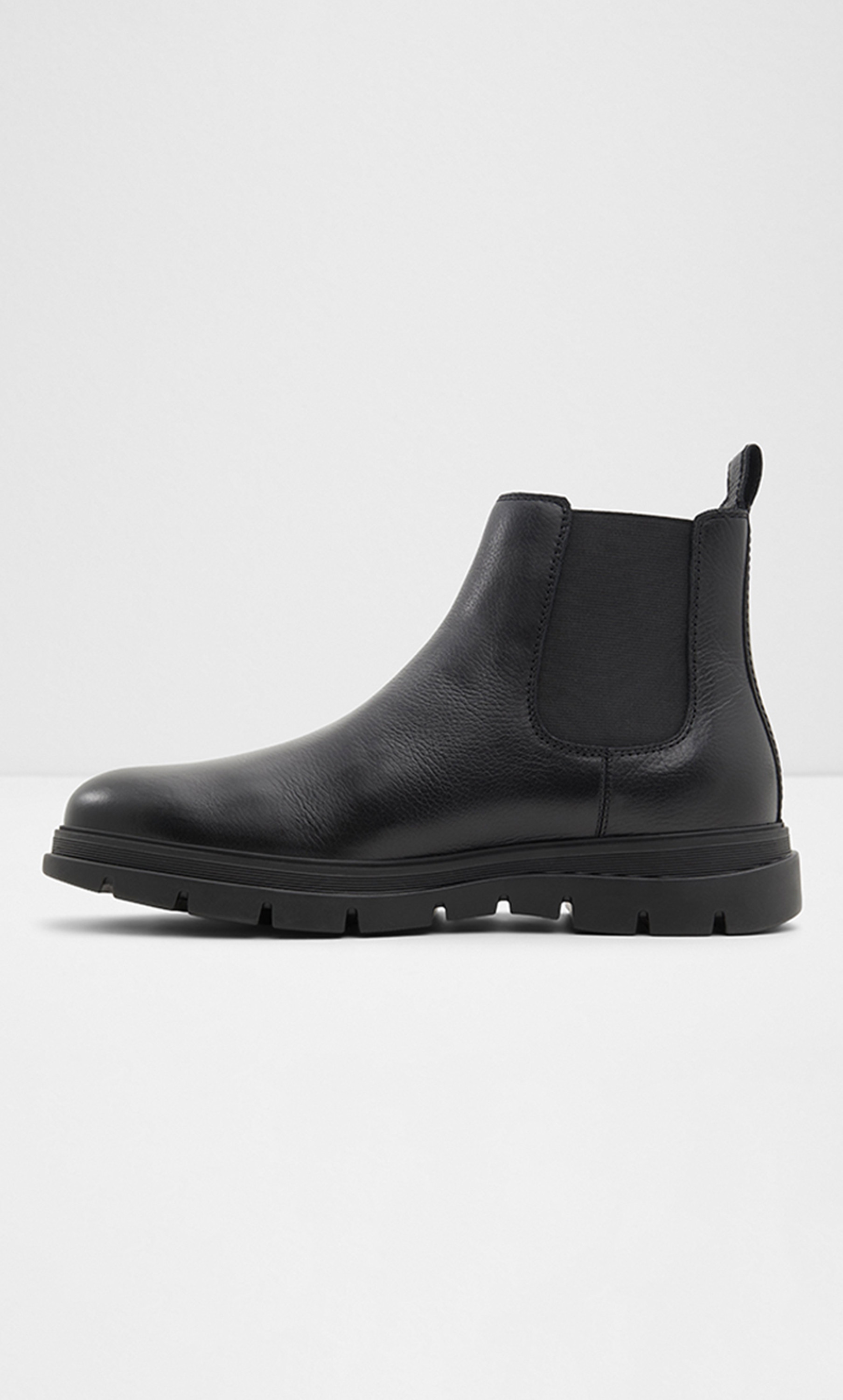 Aldo Men Black Solid Weannon Casual Chelsea Boots-men-shoes-boots-image-3