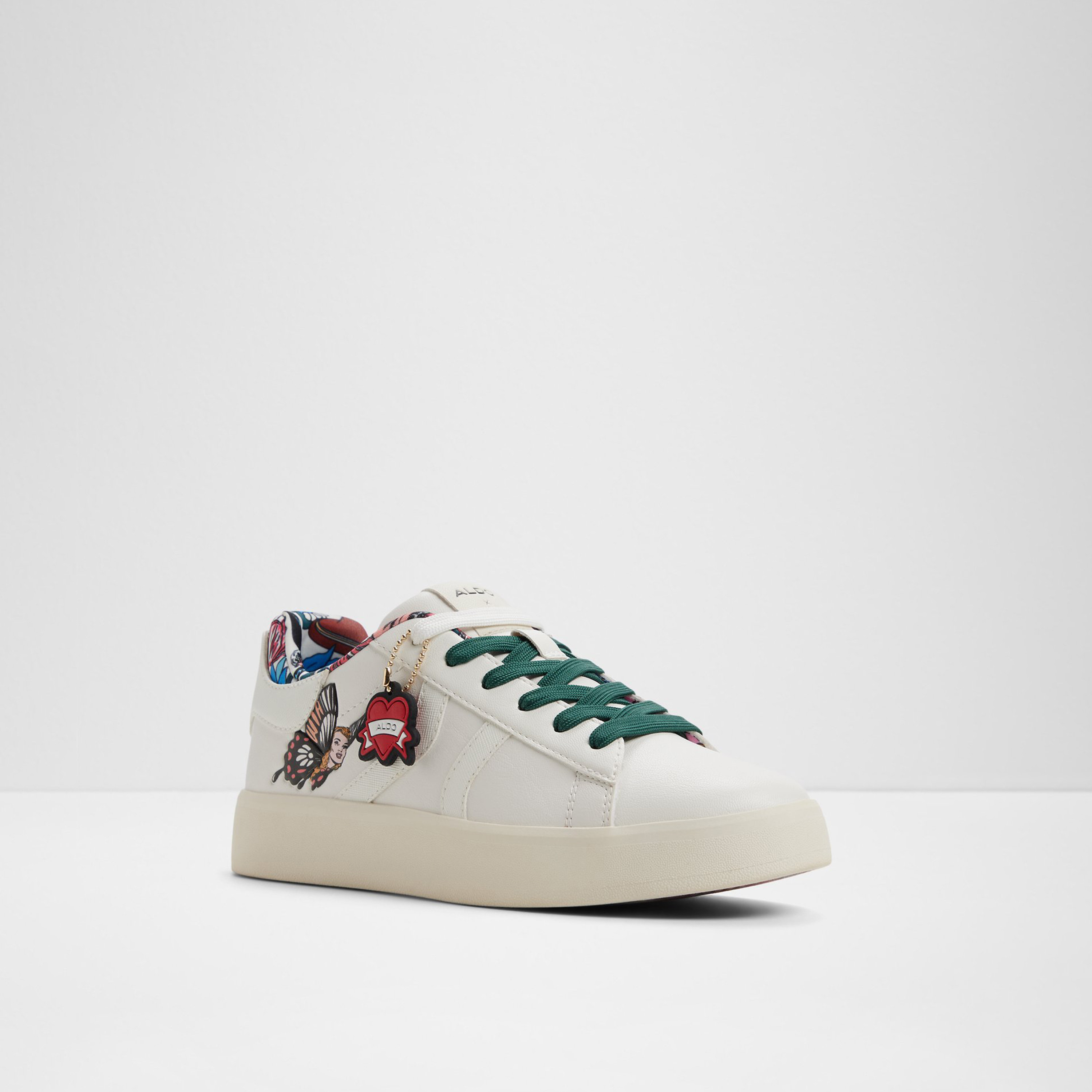 Aldo Women's Lace-Up Flat Low Ankle Sneakers | 20WHATISADAM01-women-shoes-sneakers-image-1