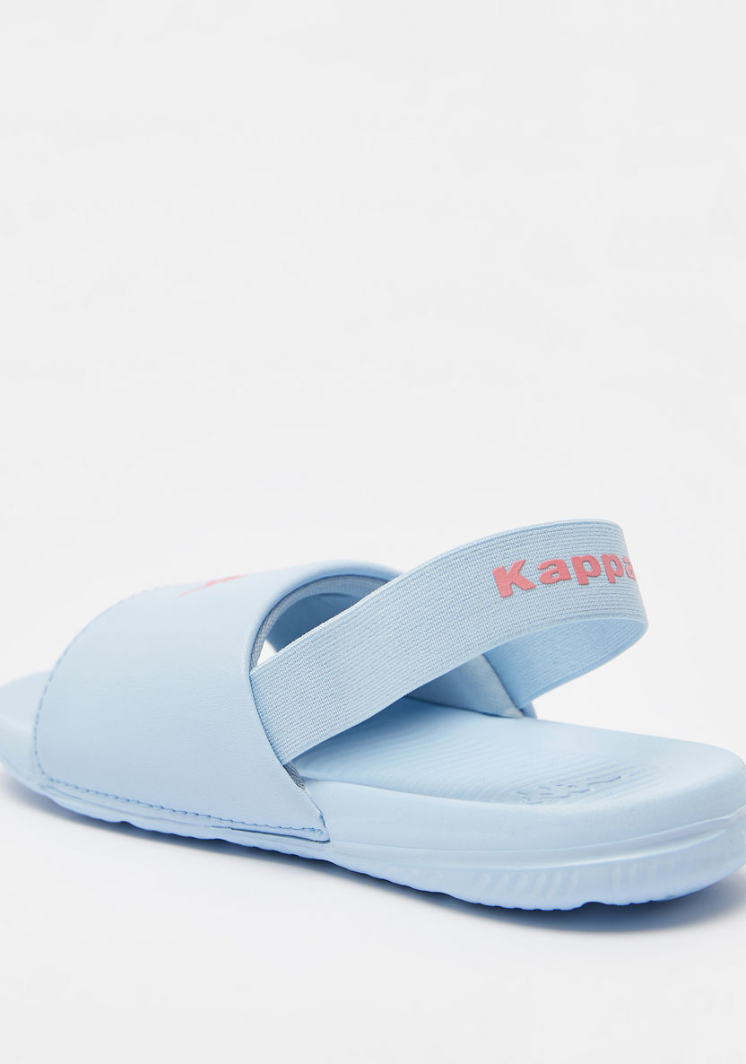 Kappa Girls' Open Toe Slide Slippers with Elastic Strap-Girl%27s Flip Flops & Beach Slippers-image-2