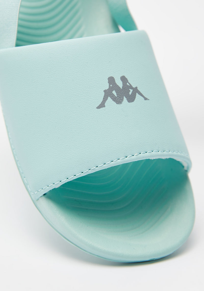 Kappa Girls' Open Toe Slide Slippers with Elastic Strap-Girl%27s Flip Flops & Beach Slippers-image-3