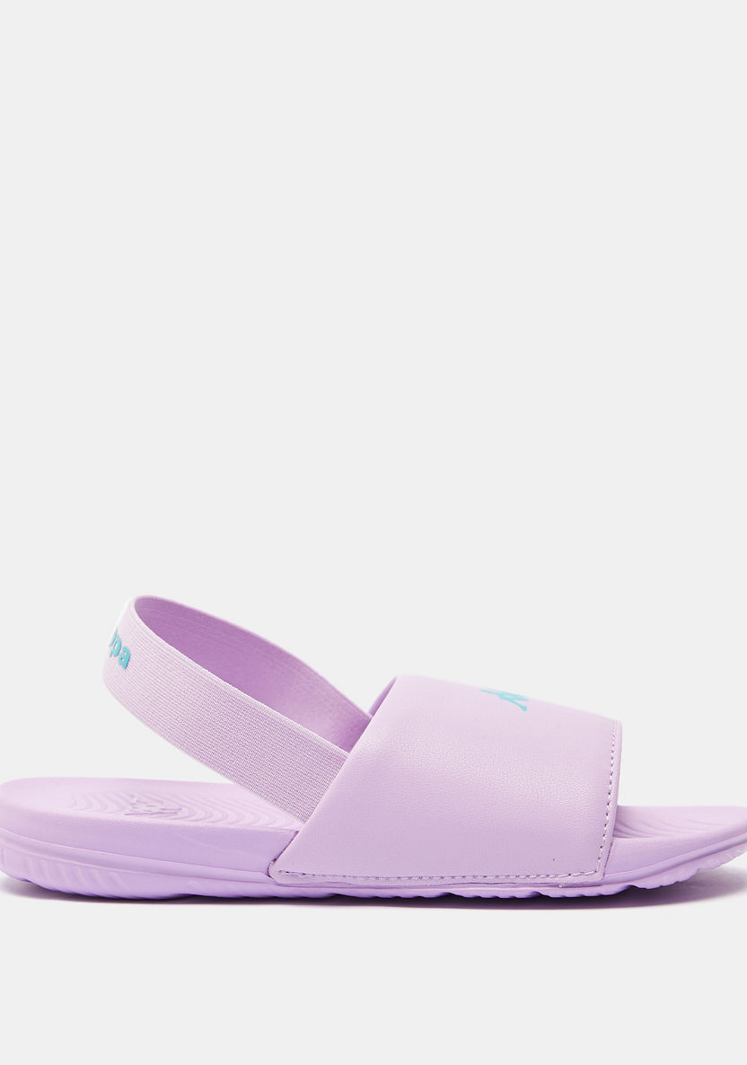 Kappa Girls' Open Toe Slide Slippers with Elastic Strap-Girl%27s Flip Flops & Beach Slippers-image-0