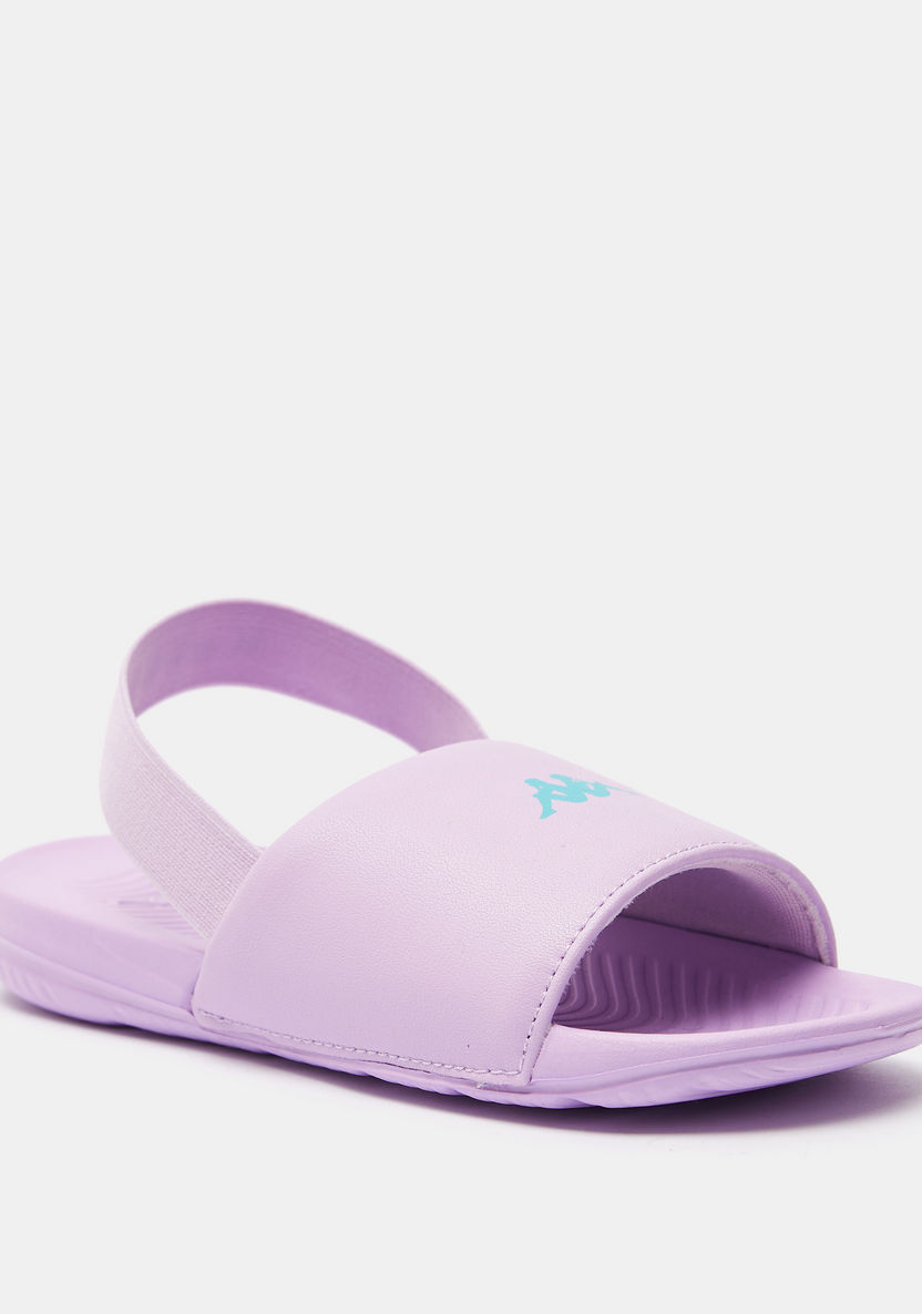 Kappa Girls' Open Toe Slide Slippers with Elastic Strap-Girl%27s Flip Flops & Beach Slippers-image-1