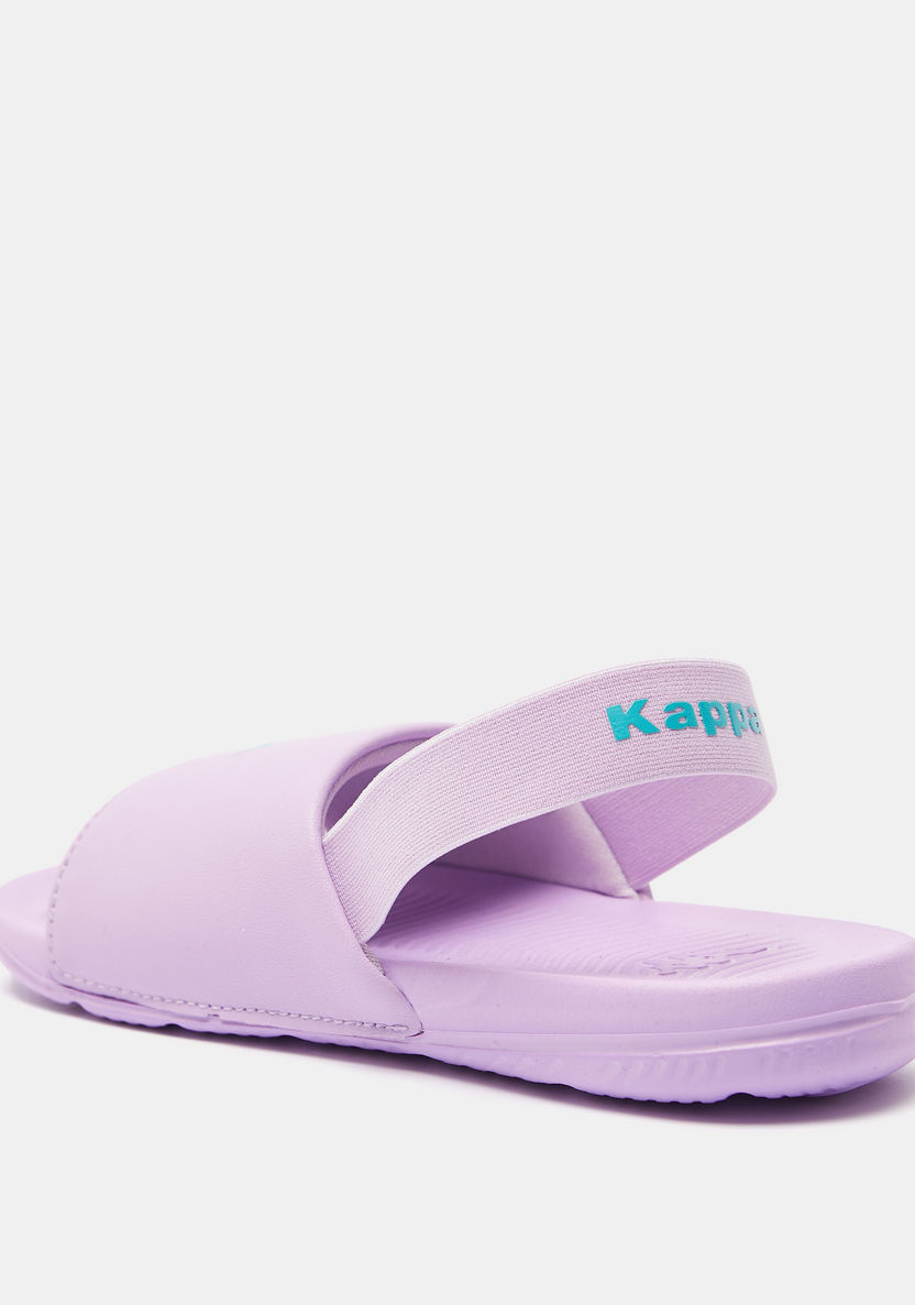 Kappa Girls' Open Toe Slide Slippers with Elastic Strap-Girl%27s Flip Flops & Beach Slippers-image-2