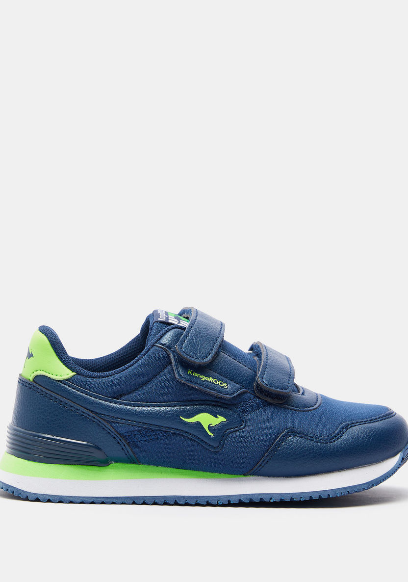 KangaROOS Boys' Running Shoes with Hook and Loop Closure-Boy%27s Sports Shoes-image-0