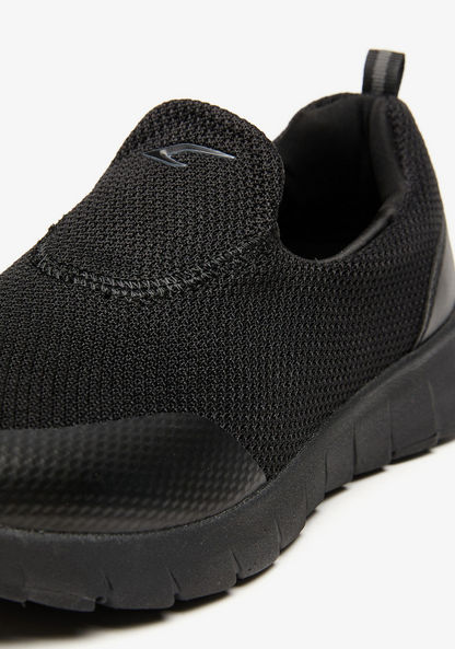 Dash Textured Slip-On Walking Shoes-Women%27s Sports Shoes-image-5