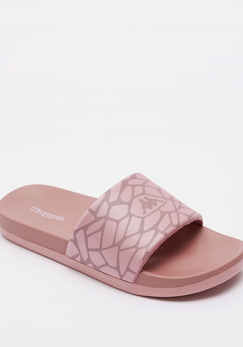 Kappa Women's Printed Slide Slippers-Women%27s Flip Flops & Beach Slippers-image-1