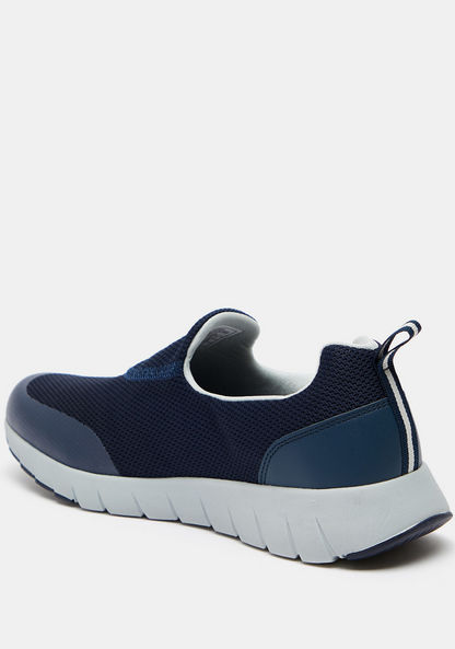 Dash Textured Slip-On Walking Shoes-Men%27s Sports Shoes-image-2