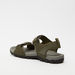 Le Confort Textured Floaters with Hook and Loop Closure-Men%27s Sandals-thumbnailMobile-2