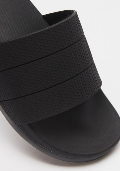 Kappa Men's Textured Slide Slippers-Men%27s Flip Flops & Beach Slippers-image-4