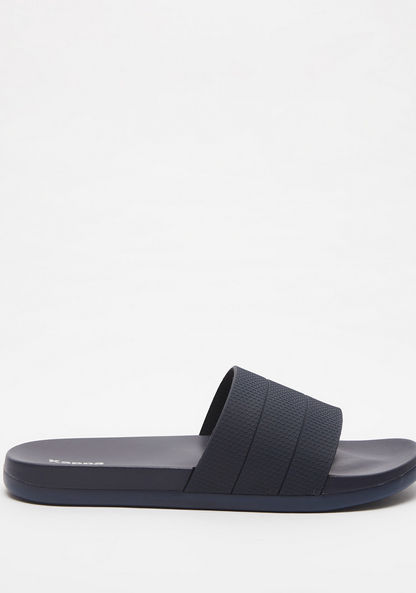 Kappa Men's Textured Slide Slippers-Men%27s Flip Flops & Beach Slippers-image-3