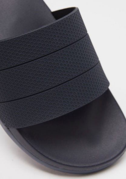 Kappa Men's Textured Slide Slippers-Men%27s Flip Flops & Beach Slippers-image-4