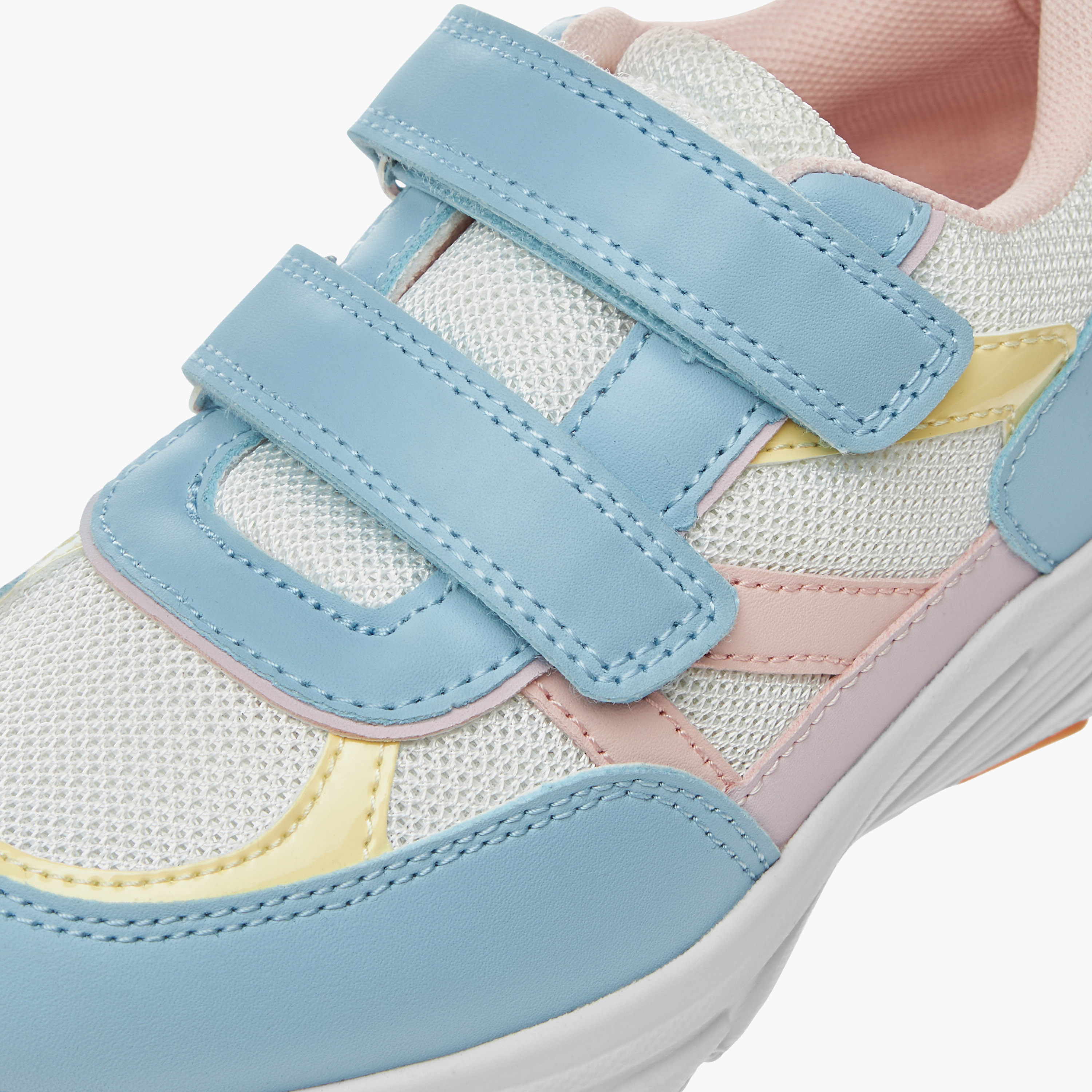 حذاء سنيكرز متعدد التصاميم بشريط إغلاق لاصق من جونيورز-girls-shoes-sneakers-image-4