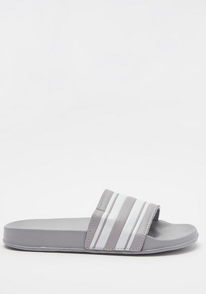 Panelled Open Toe Slide Slippers-Boy%27s Flip Flops & Beach Slippers-image-1