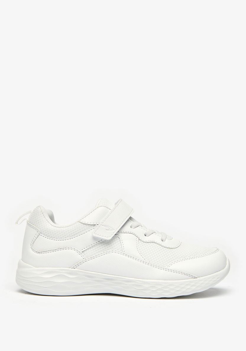 Dash Textured Sneakers with Hook and Loop Closure-Boy%27s Sneakers-image-0