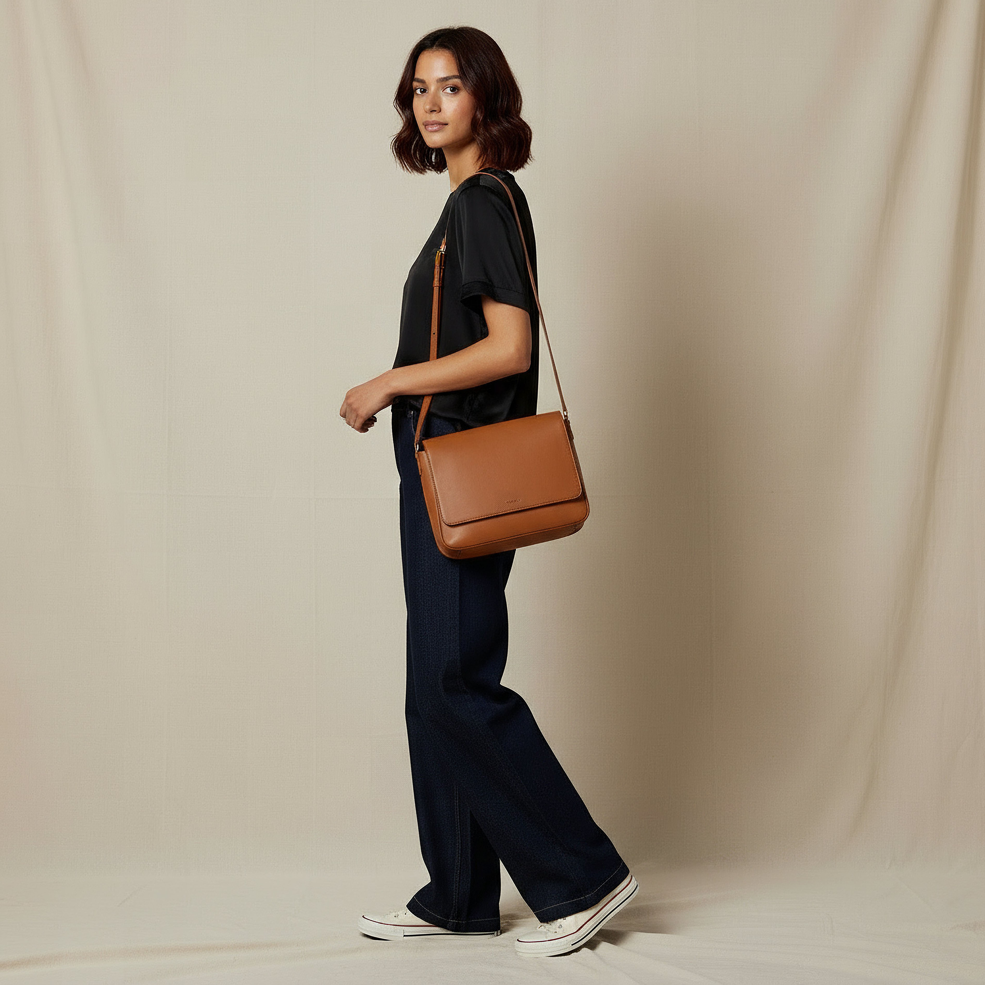 Iconic Regular Fit Viscose T-shirt-women-clothing-coordsets-image-2