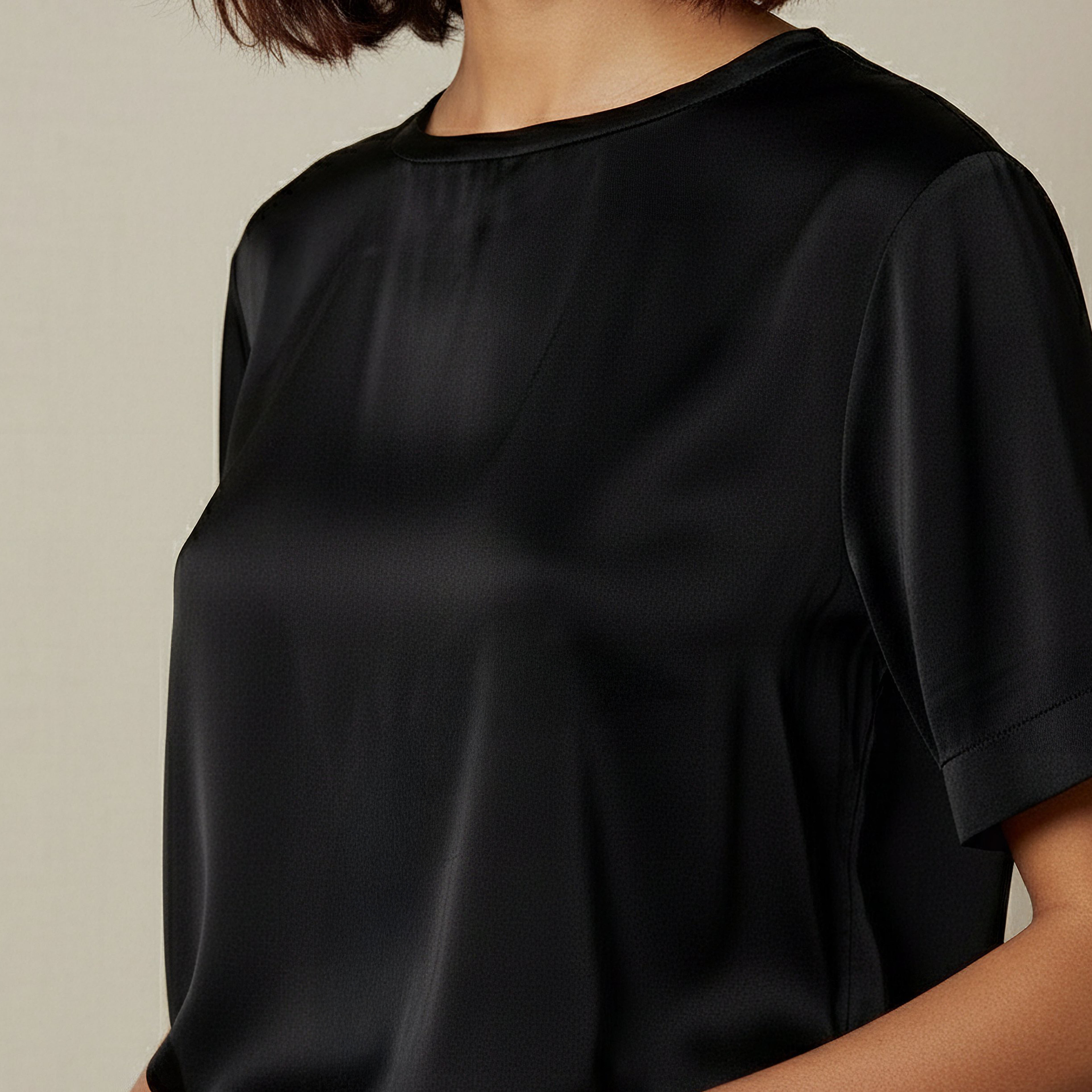 Iconic Regular Fit Viscose T-shirt-women-clothing-coordsets-image-4