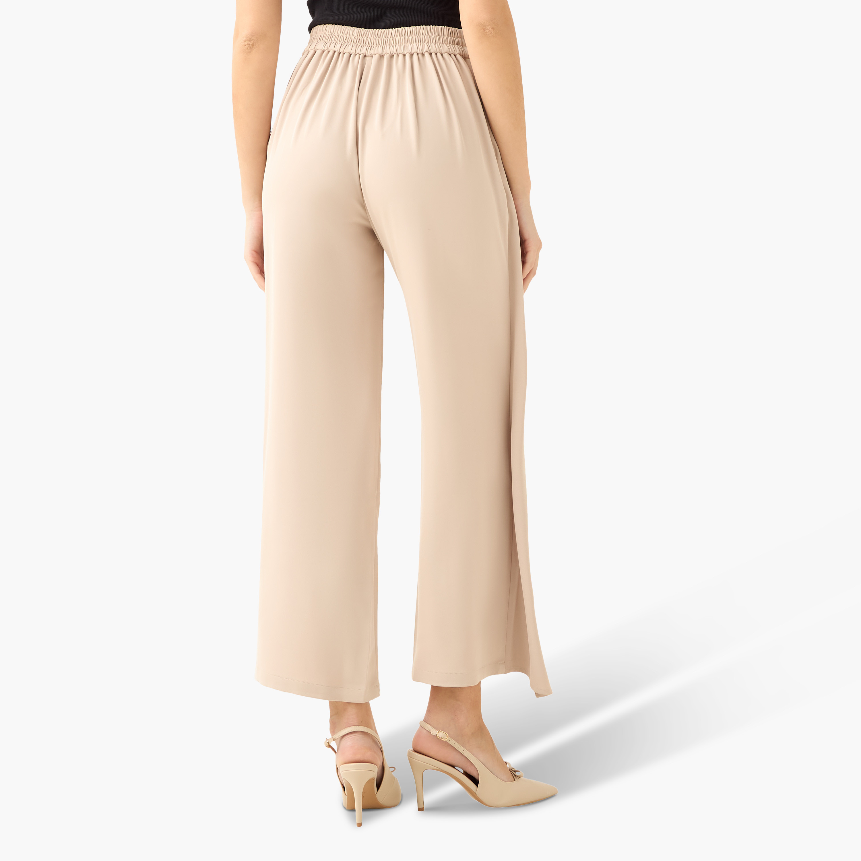 Iconic Straight Fit Button Waist Wrap Pants-women-clothing-coordsets-image-4