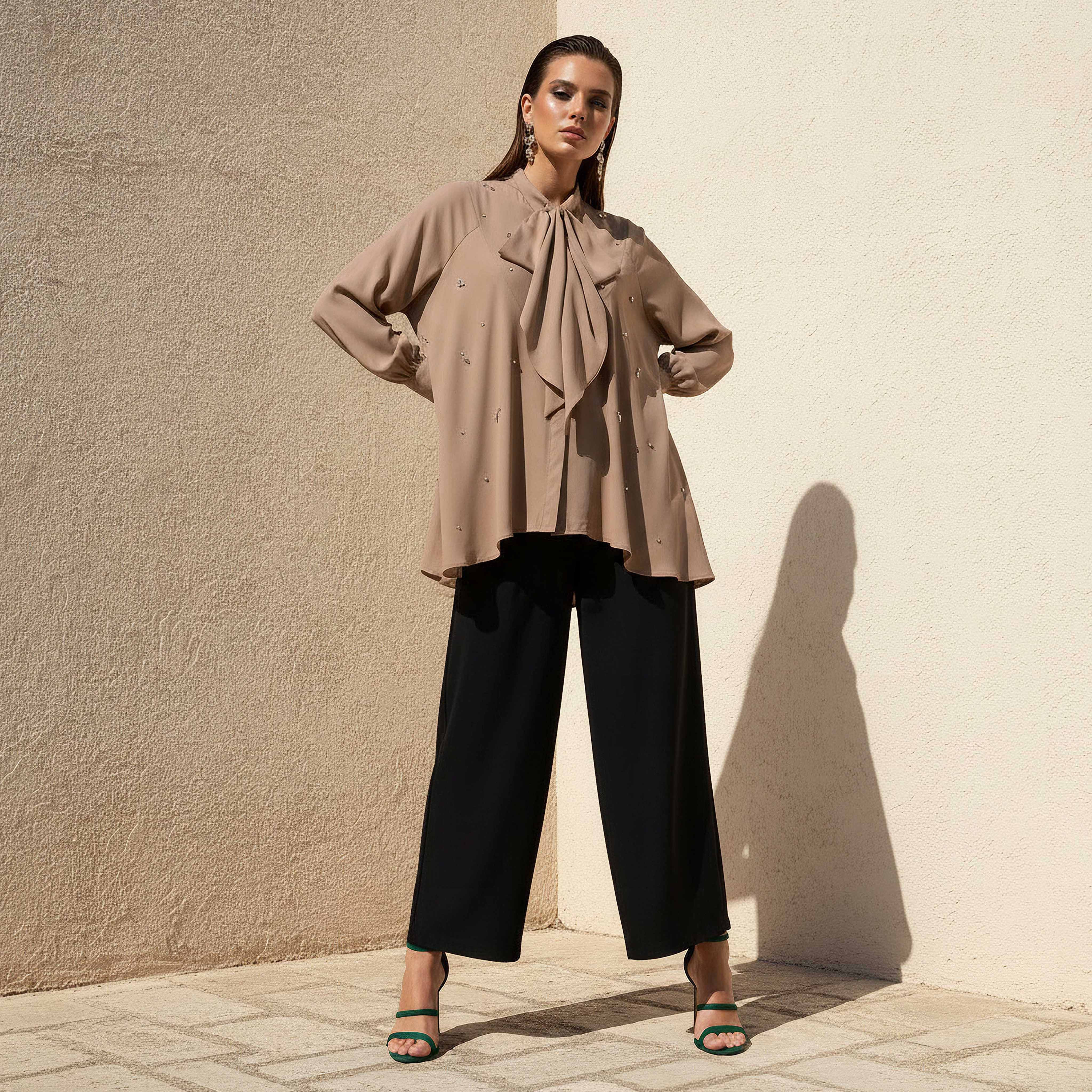 Iconic Relaxed Fit Top with Rhinestone Embellishments-women-clothing-shirtsandblouses-blouses-image-3