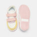 Juniors Perforated Sneakers with Hook and Loop Closure-Girl%27s Sneakers-thumbnail-4