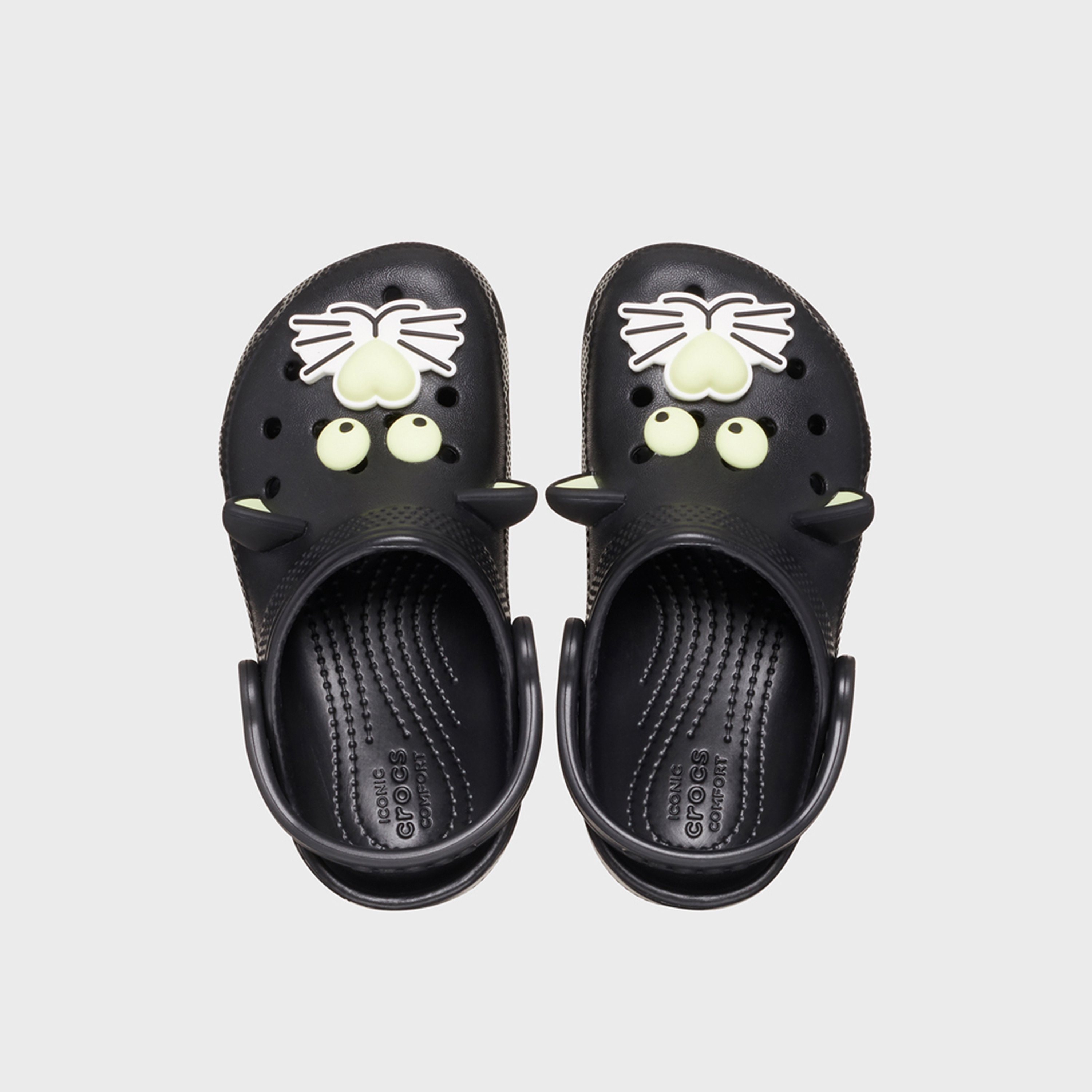 Crocs Kid's Slip On Classic Glow Clogs | 210197-001-girls-shoes-sandals-image-2