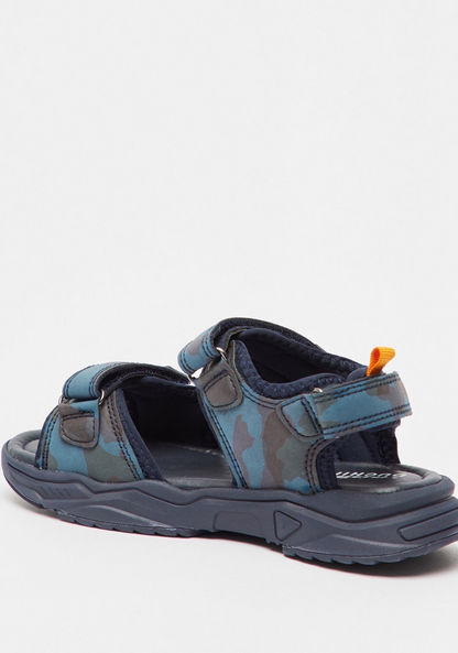 Mister Duchini Camouflage Print Sandals with Hook and Loop Closure-Boy%27s Sandals-image-2