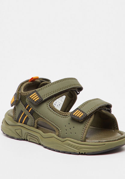 Mister Duchini Sandals with Hook and Loop Closure-Boy%27s Sandals-image-1
