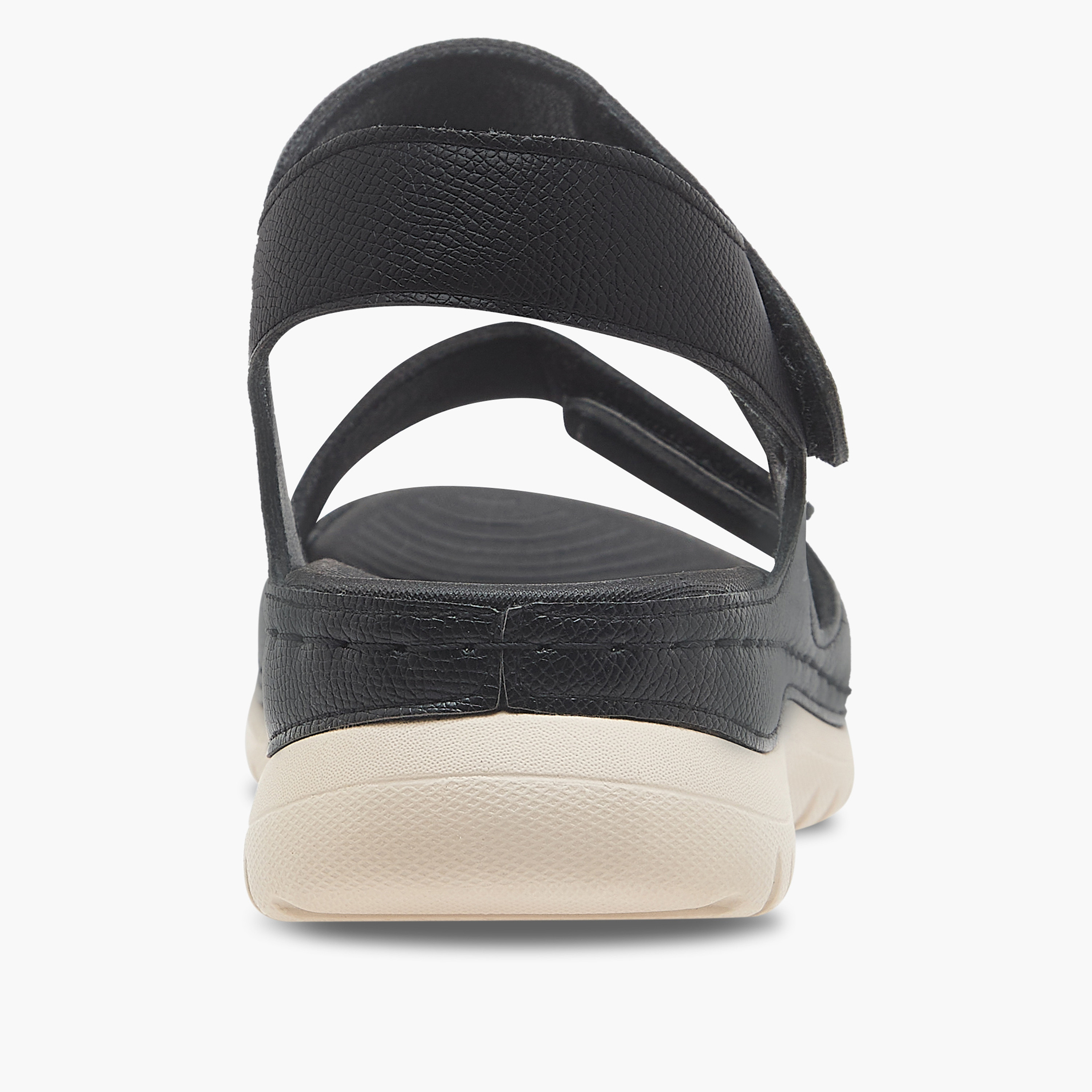 صندل مريح بارز الملمس بشريط إغلاق لاصق من لو كونفورت-women-shoes-flats-sandals-image-4