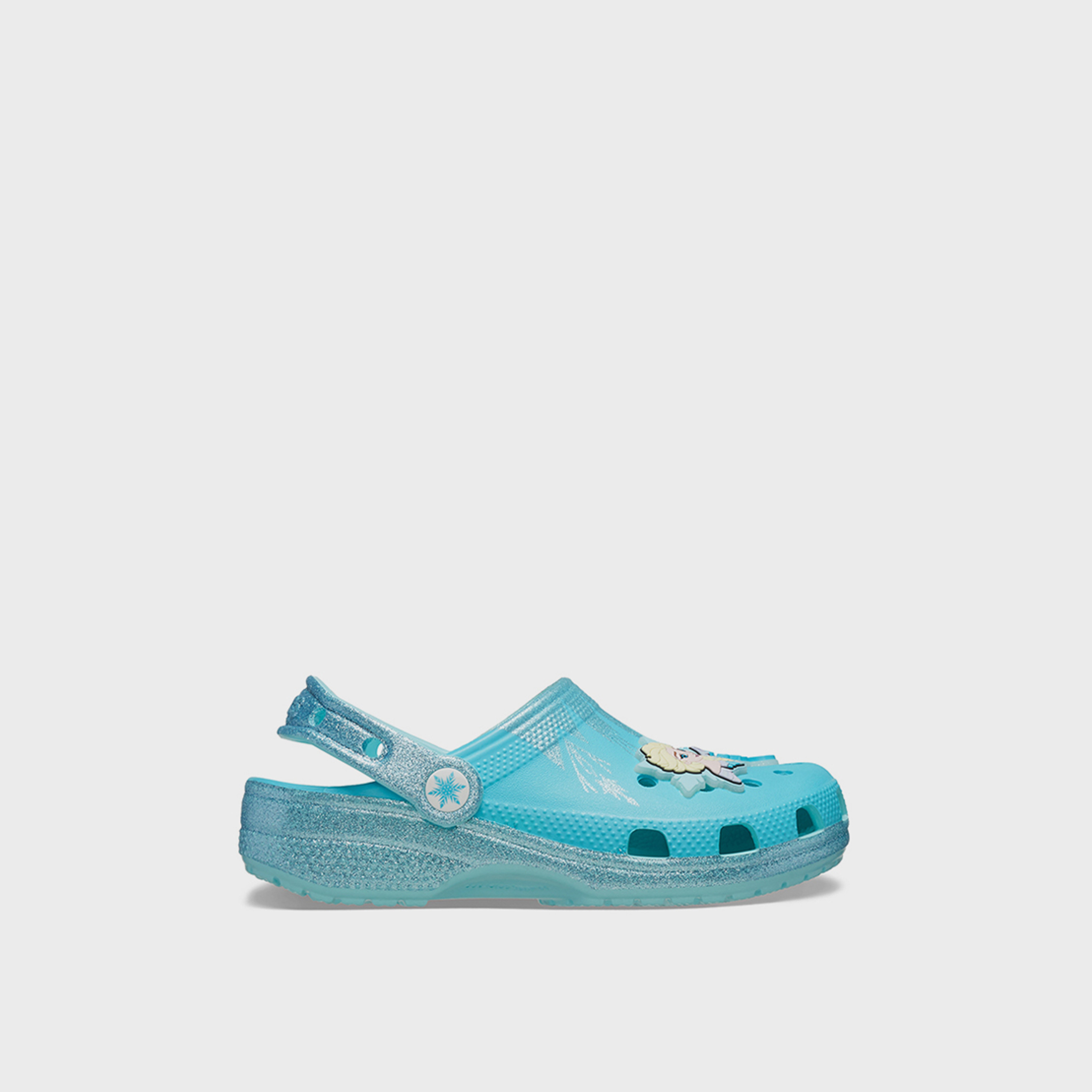 Crocs Kid's Slip On Frozen Elsa Classic K Clogs | 210235-90H-girls-shoes-flipflopsandslides-image-5