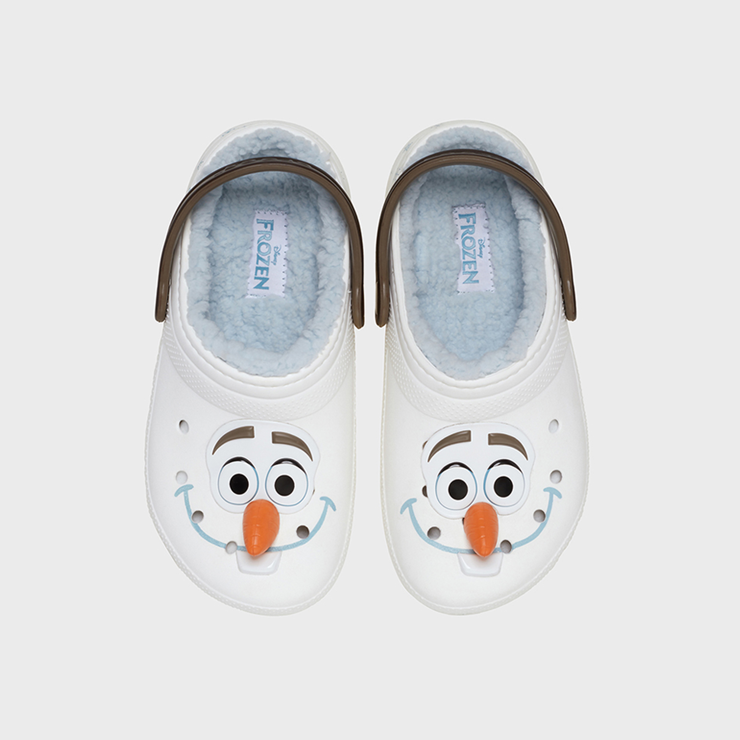 Crocs Kid's Slip On Frozen Olaf Classic Clogs | 210236-90H-girls-shoes-sandals-image-2