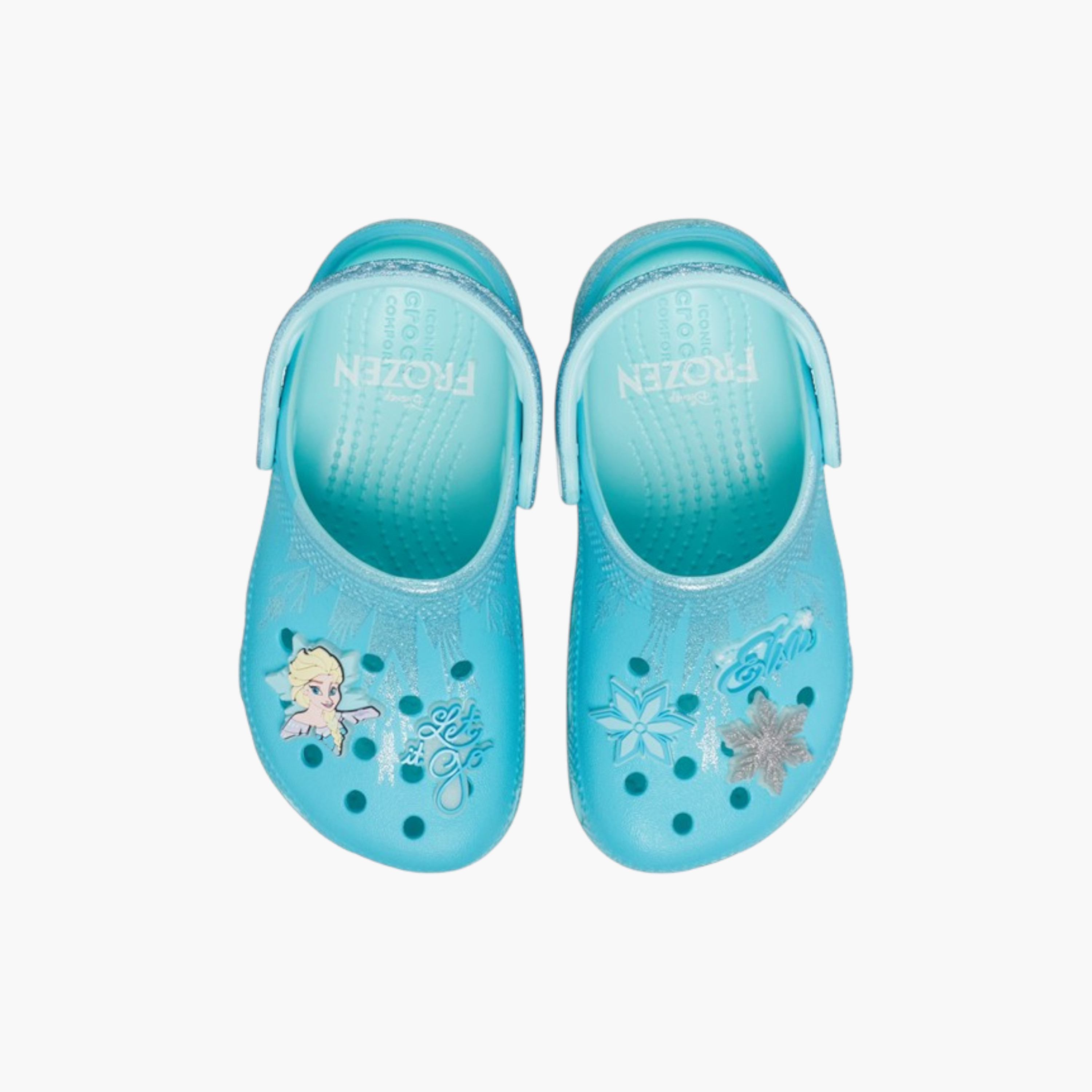 صندل بكعب سميك وحزام خلفي للبنات من كروكس - 210237-90H-girls-shoes-sandals-image-1