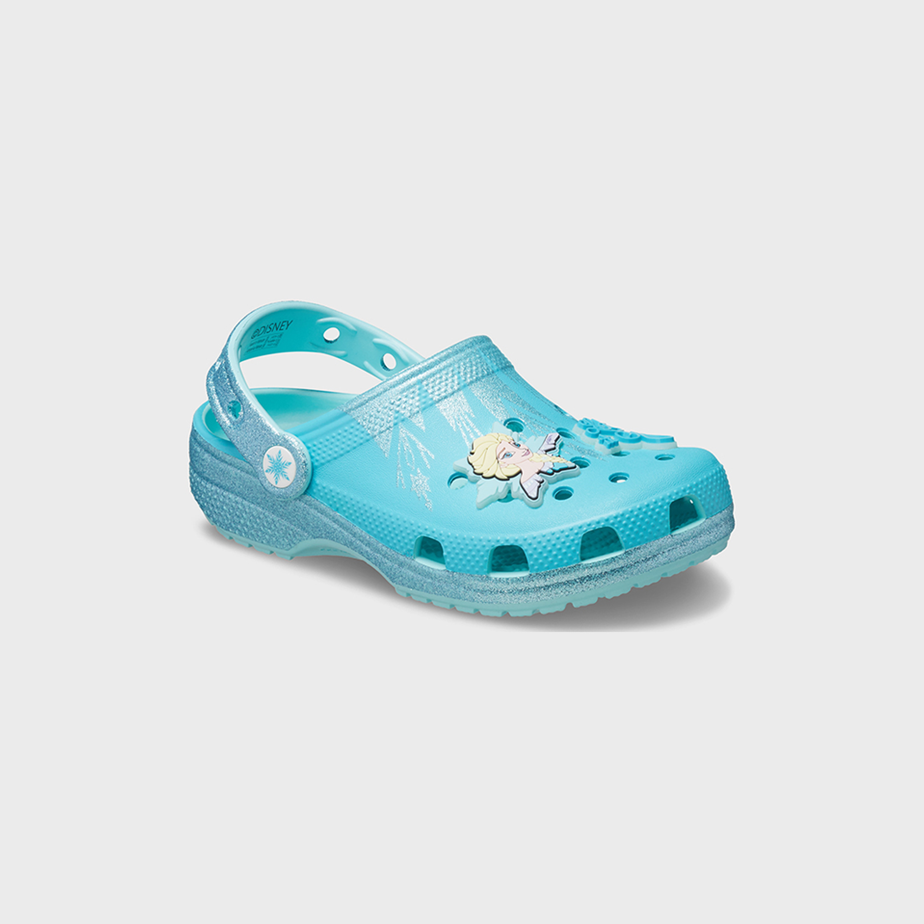 Crocs Girls Slip-On Frozen Elsa Classic Clogs|210237-90H-girls-shoes-sandals-image-3