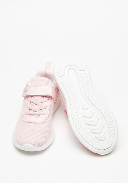 #tag18. Panelled Low Ankle Sneakers with Hook and Loop Closure-Girl%27s Sneakers-image-1